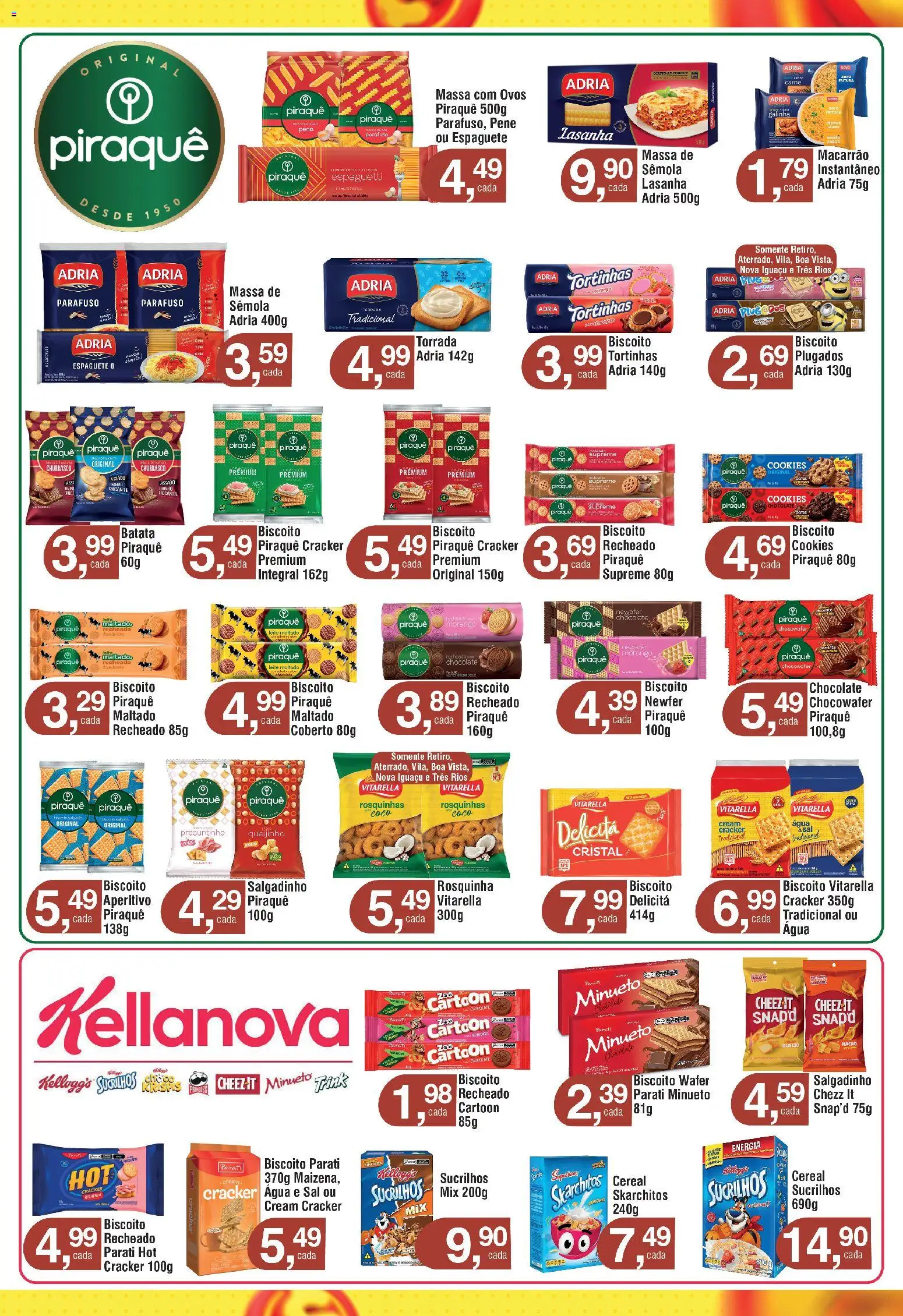 Royal Supermercados Folheto - válido de 27.10.2025 | Página: 10 | Produtos: Ovos, Chocolate, Sucrilhos, Lasanha