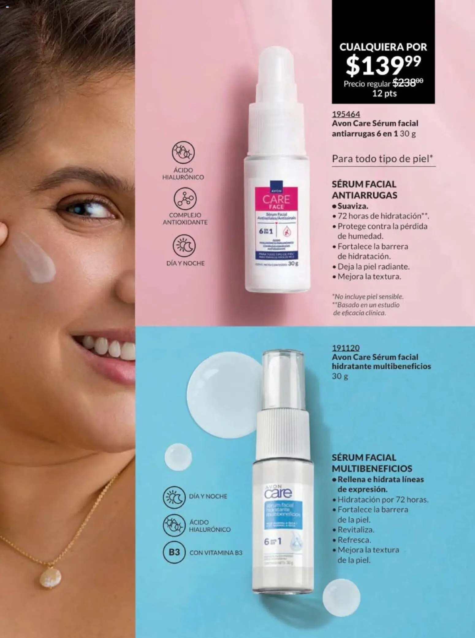 Nuevas ofertas de AVON válidas en toda la República Mexicana desde el 07.11.2025. ¡Encuentra las mejores ofertas en AVON campaña 17 2025! | Página: 167 | Productos: Serum