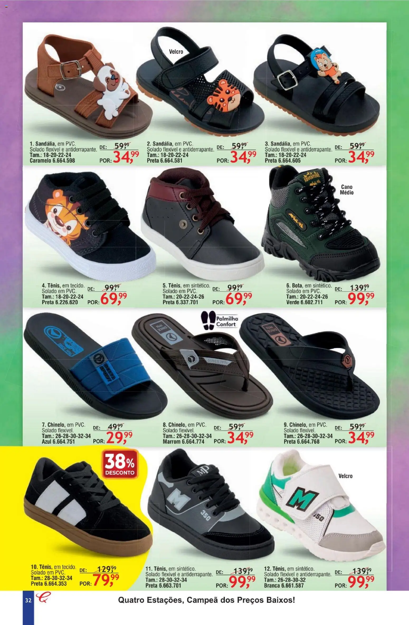 Quatro Estações Folheto - válido de 01.02.2026 | Página: 28 | Produtos: Palmilha