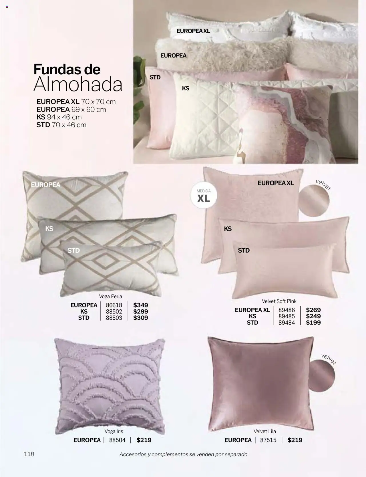 Nuevas ofertas de Vianney válidas en toda la República Mexicana desde el 24.01.2025. ¡Encuentra las mejores ofertas en Vianney catálogo Chavos! | Página: 120 | Productos: Almohada