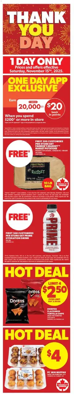 Preview of Real Canadian Superstore weekly flyer / circulaire from shop Real Canadian Superstore valid from 13.11.2025