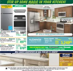 Menards - Weekly Ad - valid from 10.09.2025 | Page: 20 | Products: Ice Maker, Refrigerator