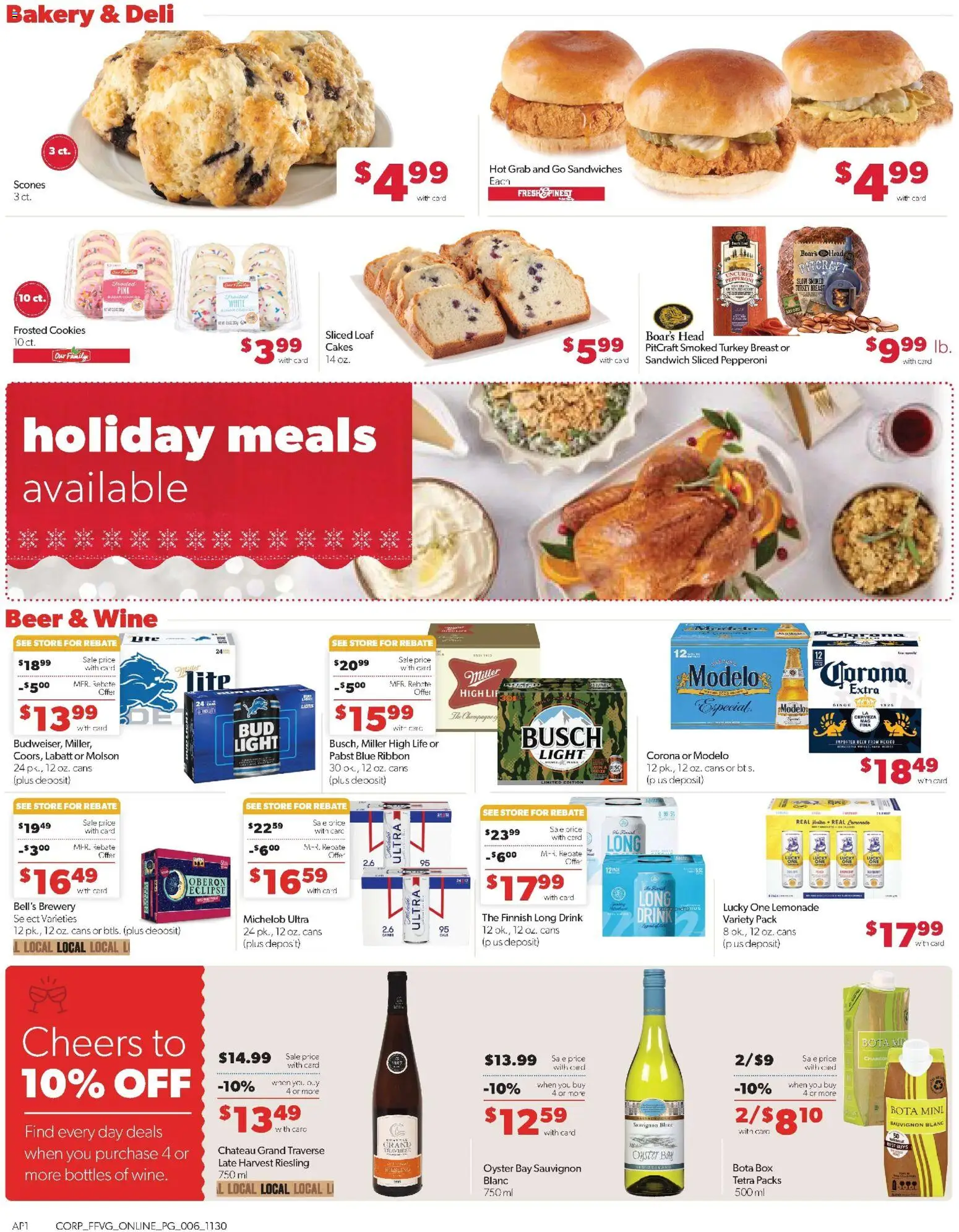 Family Fare Weekly Ad - MI - valid from 30.11.2025 | Page: 16 | Products: Bakery, Box, Wine, Cookies