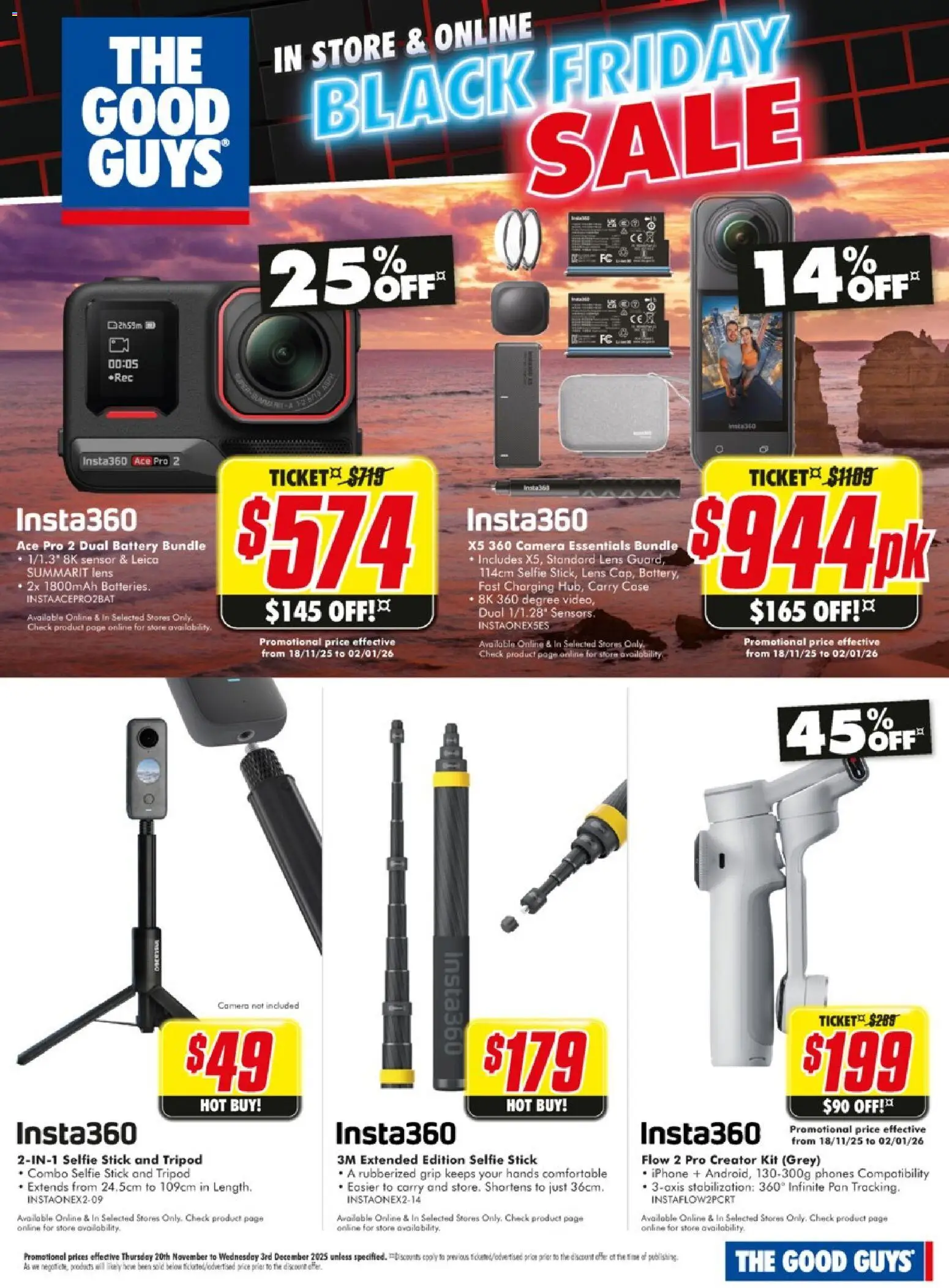 The Good Guys catalogue - valid from 23.11.2025 | Page: 3 | Products: Battery, Camera, Iphone, Case