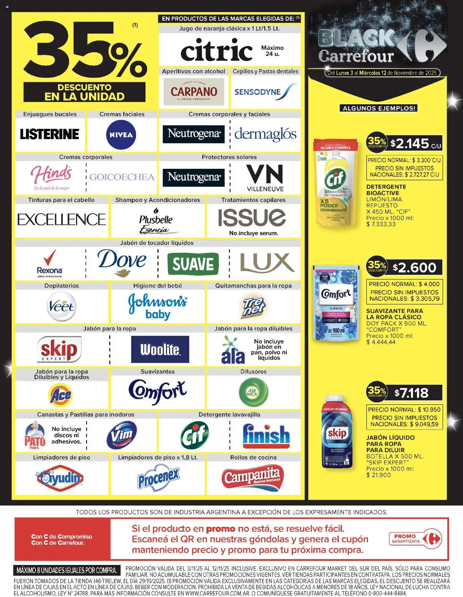 Carrefour Market catálogo - Santa Cruz │ válido desde el 03.11.2025 | Página: 8 | Productos: Cocina, Polvo, Shampoo, Detergente