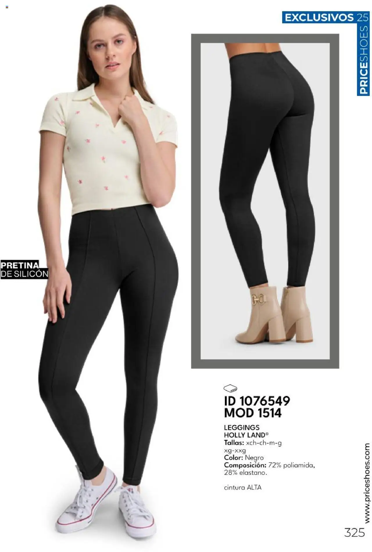 Nuevas ofertas de Price Shoes válidas en toda la República Mexicana desde el 26.06.2025. ¡Encuentra las mejores ofertas en Price Shoes catálogo Botas ! | Página: 325 | Productos: Leggings