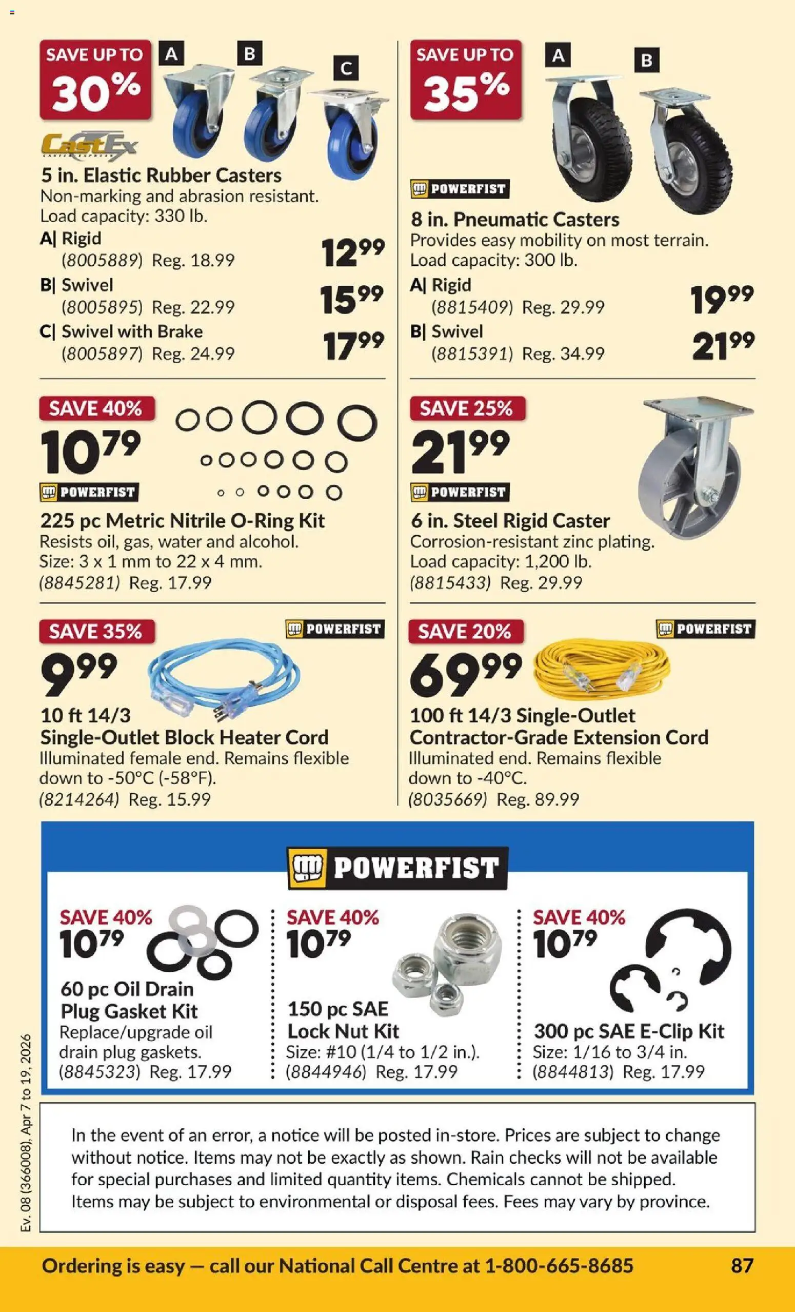 Princess Auto flyer valid from 07.04.2026 | Page: 94 | Products: PC, Oil