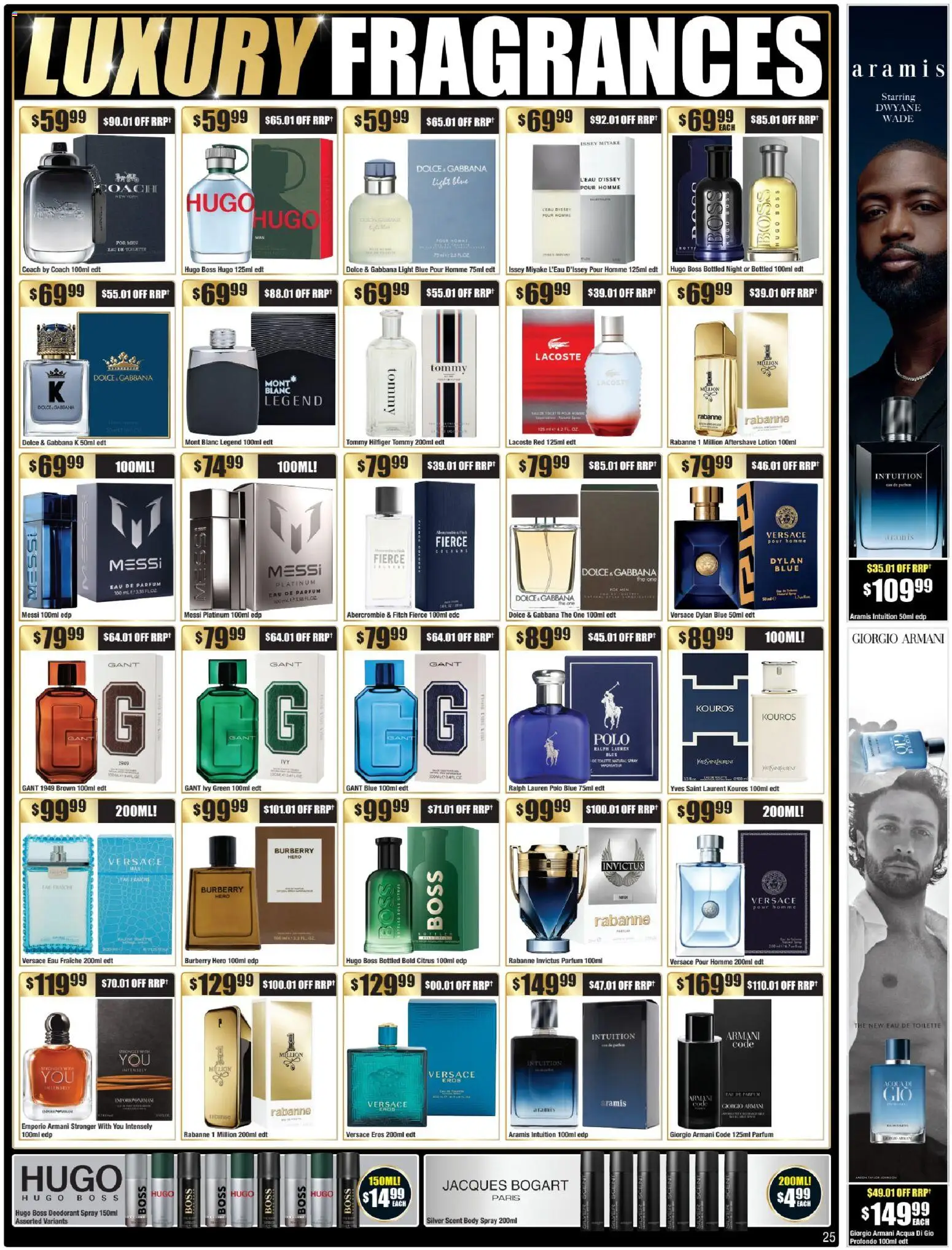 Chemist Warehouse catalogue - valid from 01.12.2025 | Page: 25 | Products: Light, Aftershave lotion, Lotion, Deodorant