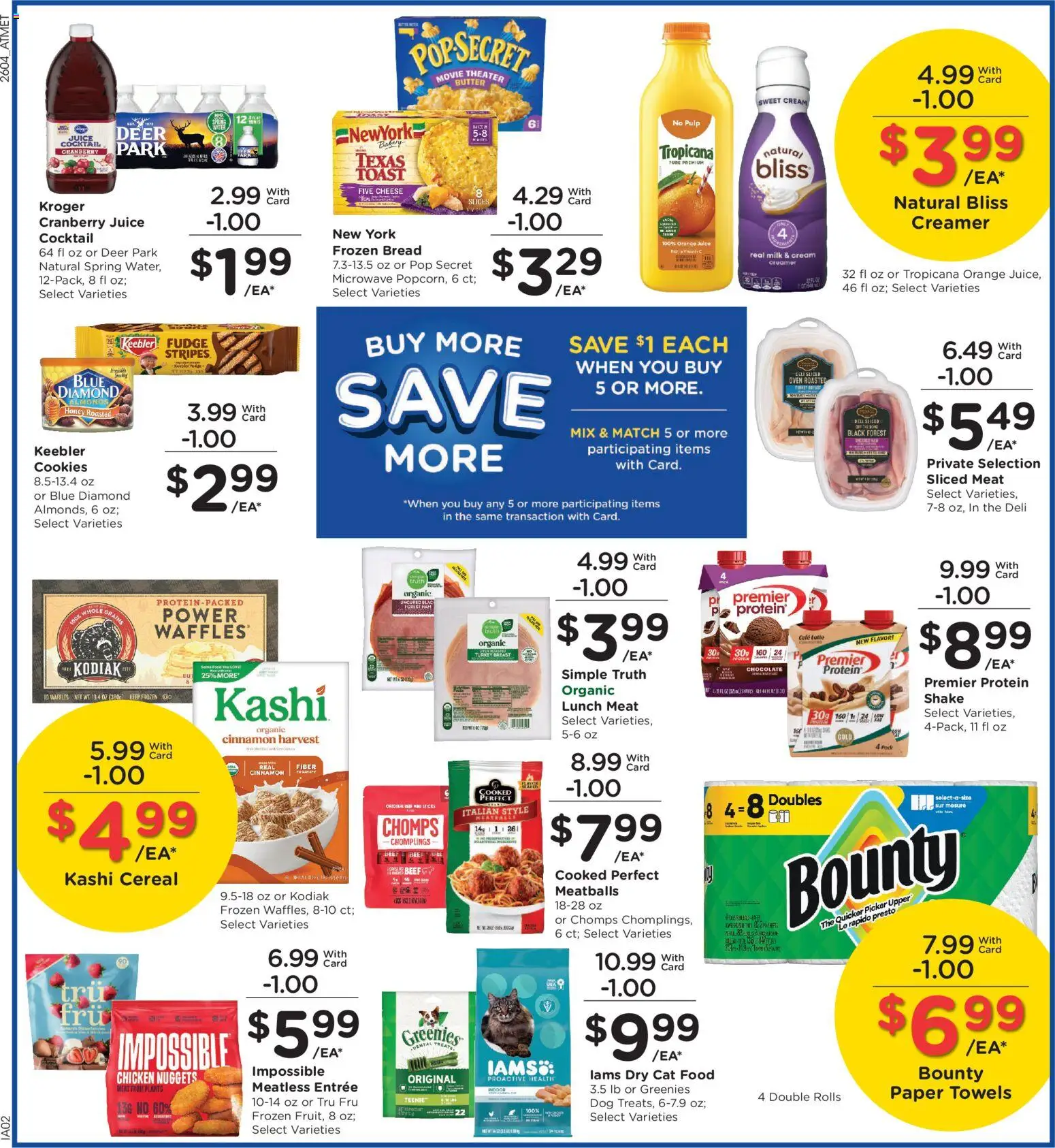 Kroger Weekly Ad - valid from 25.02.2026 | Page: 4 | Products: Milk, Microwave, Juice, Tea