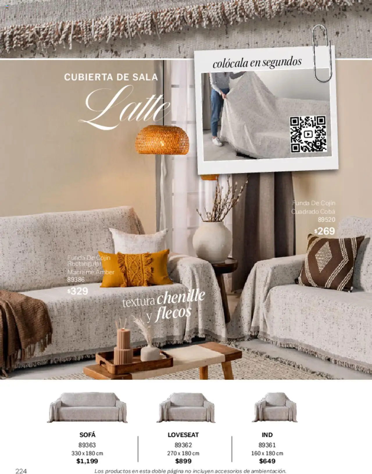 Nuevas ofertas de Vianney válidas en toda la República Mexicana desde el 07.03.2025. ¡Encuentra las mejores ofertas en Vianney catálogo Primavera! | Página: 228 | Productos: Sofá, Funda