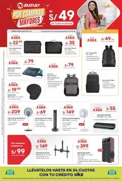 Vista previa de folleto Catálogo Hiraoka  de la Hiraoka válido desde 01.10.2025 | Página: 2 | Productos: Mochila, Audio, Micrófono, Parlante