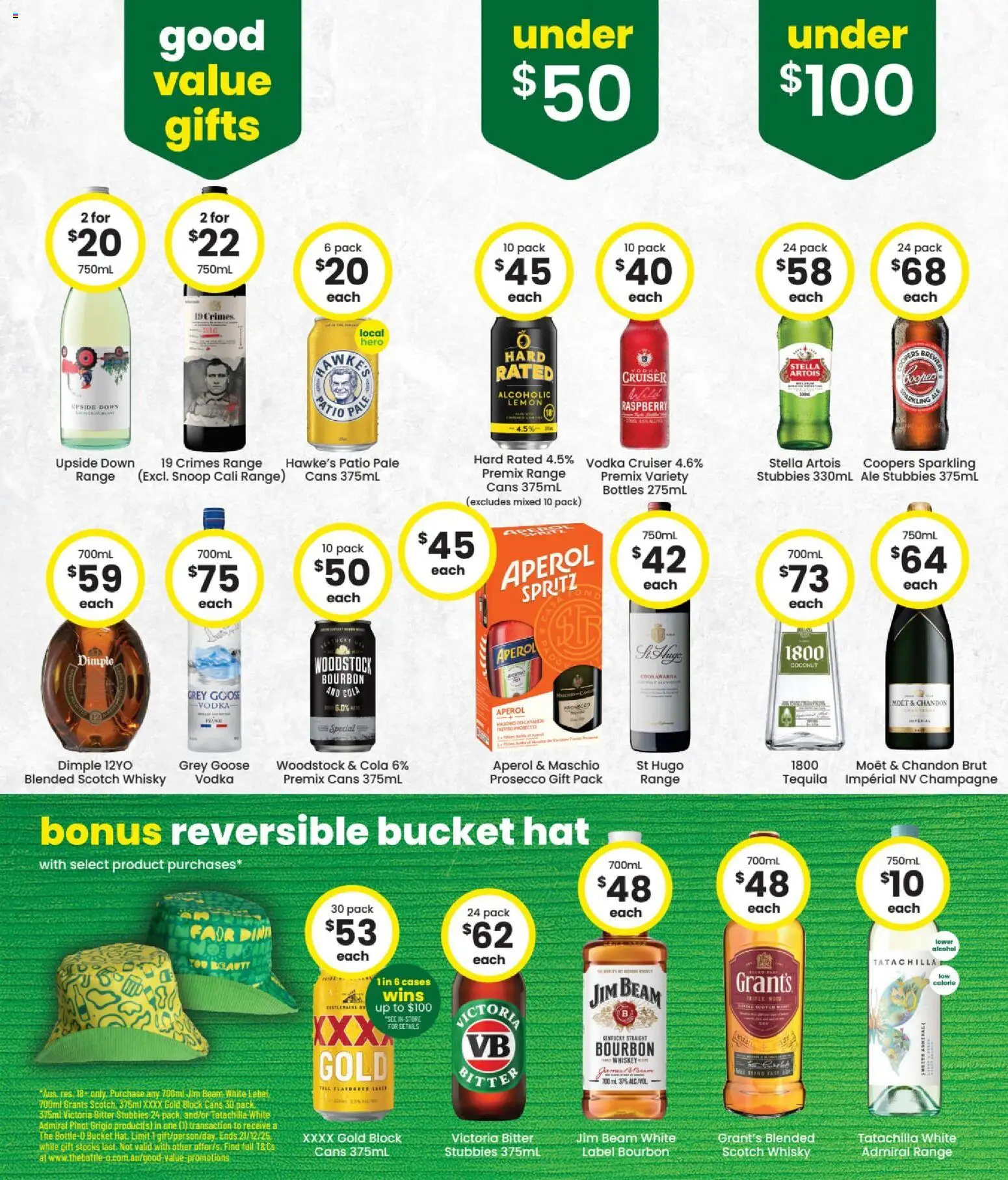 The Bottle-O catalogue - valid from 08.12.2025 | Page: 3 | Products: Bourbon, Vodka, Raspberry, Hat