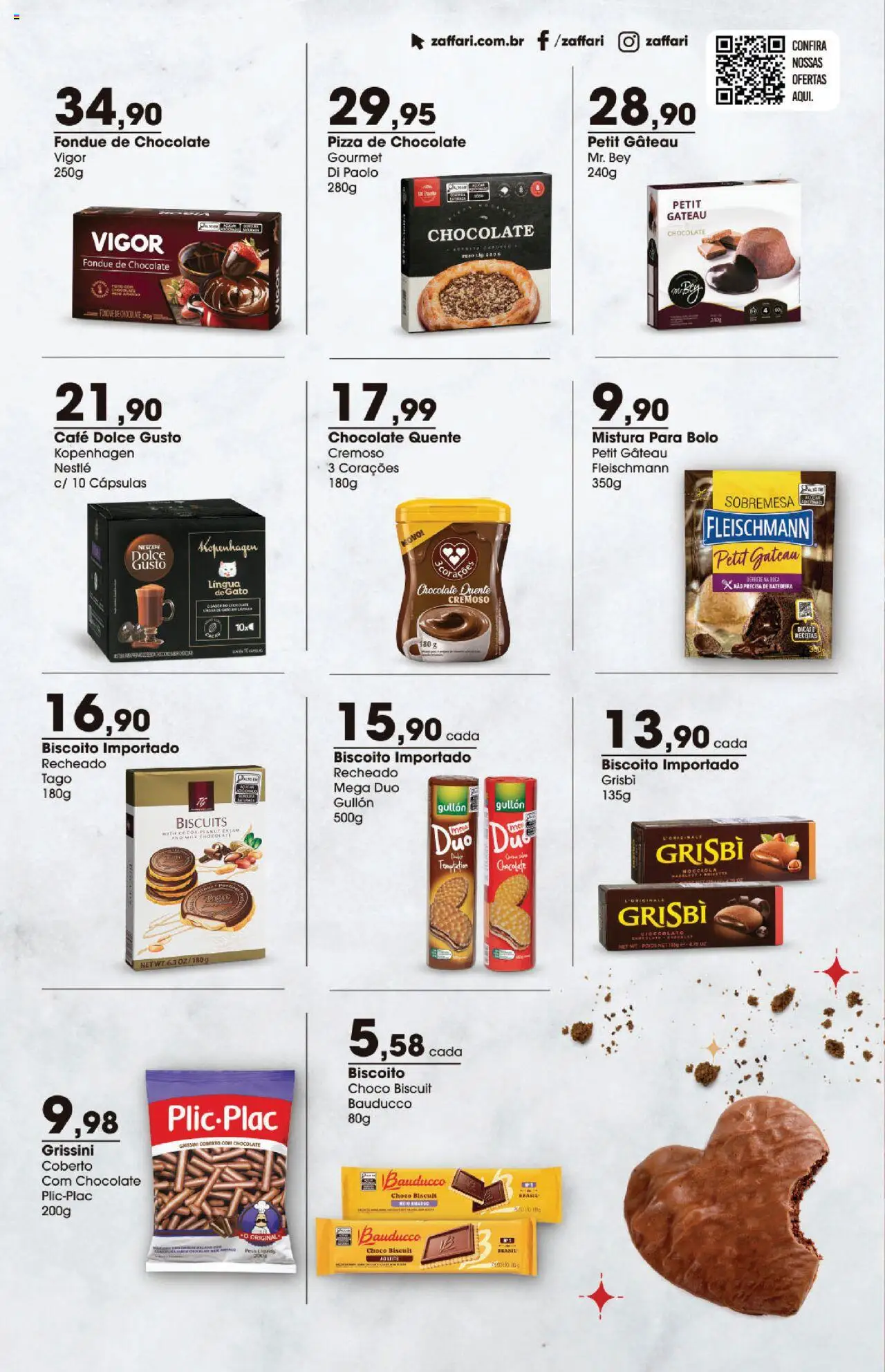 Zaffari Folheto - válido de 17.07.2025 | Página: 8 | Produtos: Cafe Dolce Gusto, Biscoito, Café, Pizza