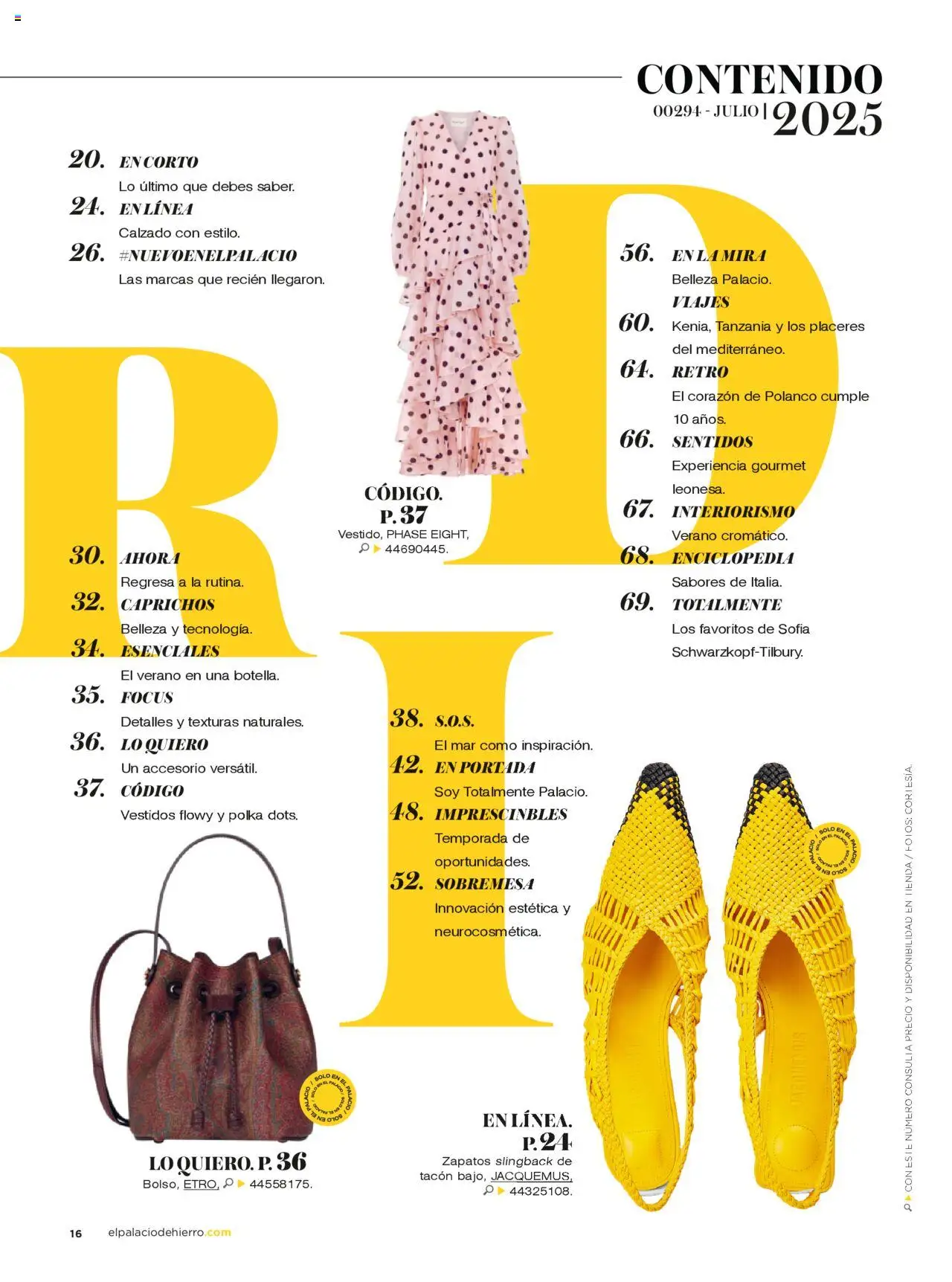 Nuevas ofertas de Palacio De Hierro válidas en toda la República Mexicana desde el 01.07.2025. ¡Encuentra las mejores ofertas en Palacio De Hierro catálogo! | Página: 22 | Productos: Zapatos