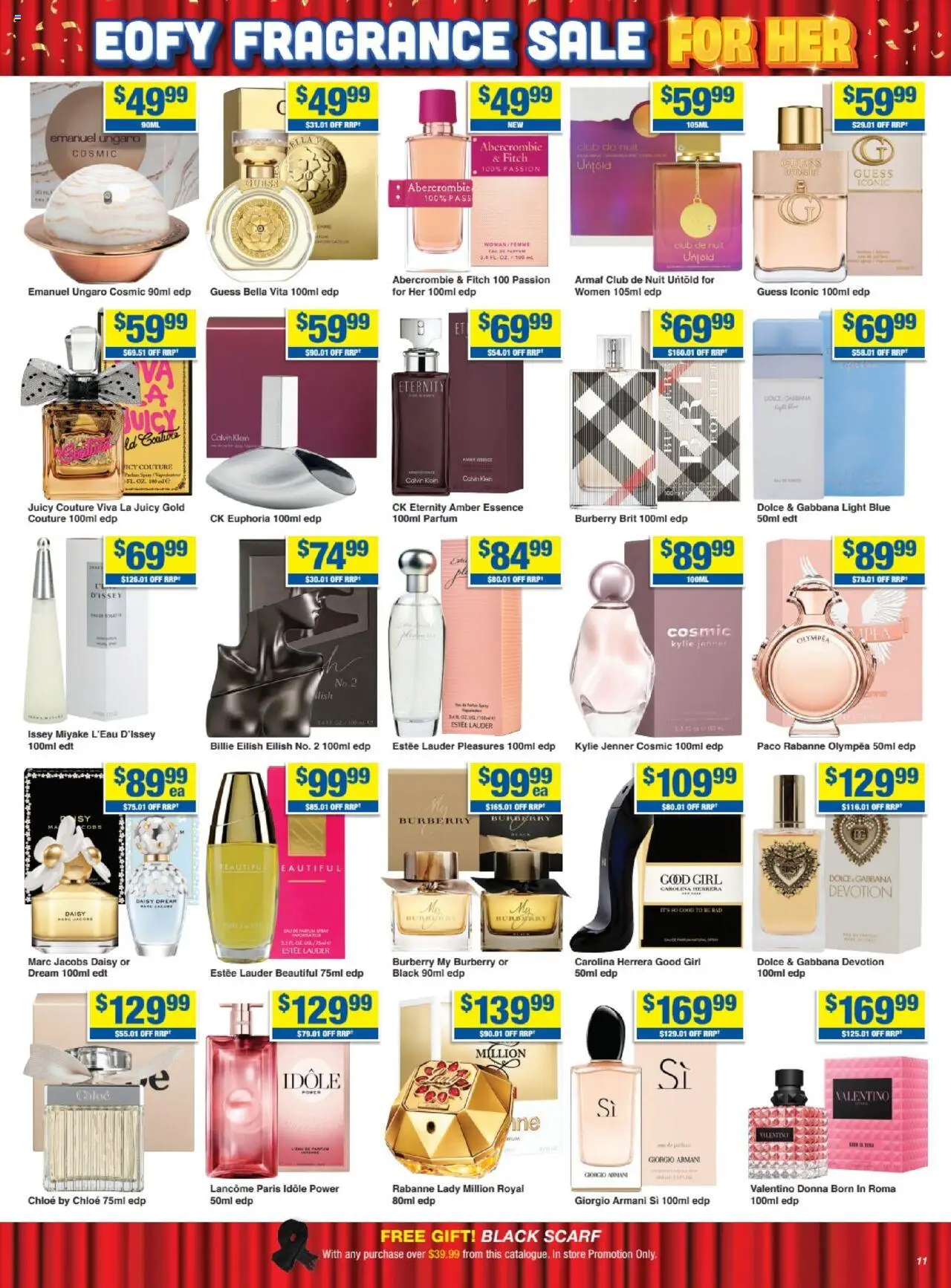My Chemist catalogue - valid from 26.06.2025 | Page: 11 | Products: Fragrance, Light, Scarf