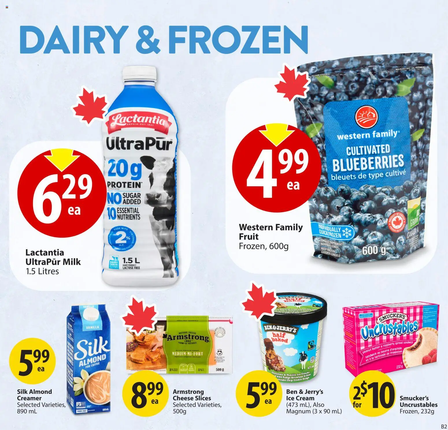 Save on foods flyer valid from 19.02.2026 | Page: 18 | Products: Cream, Ice cream, Milk, Coffee