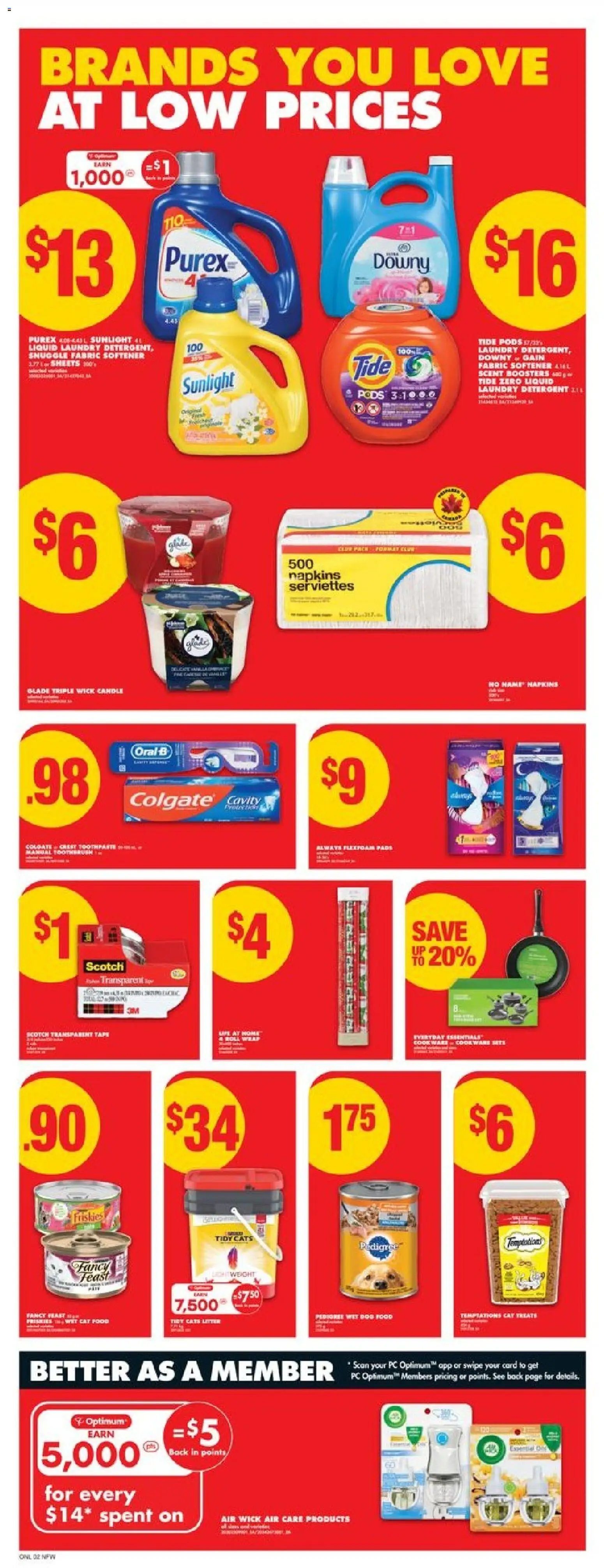 No Frills flyer valid from 27.11.2025 | Page: 7 | Products: PC, Toothpaste, Fabric softener, Detergent