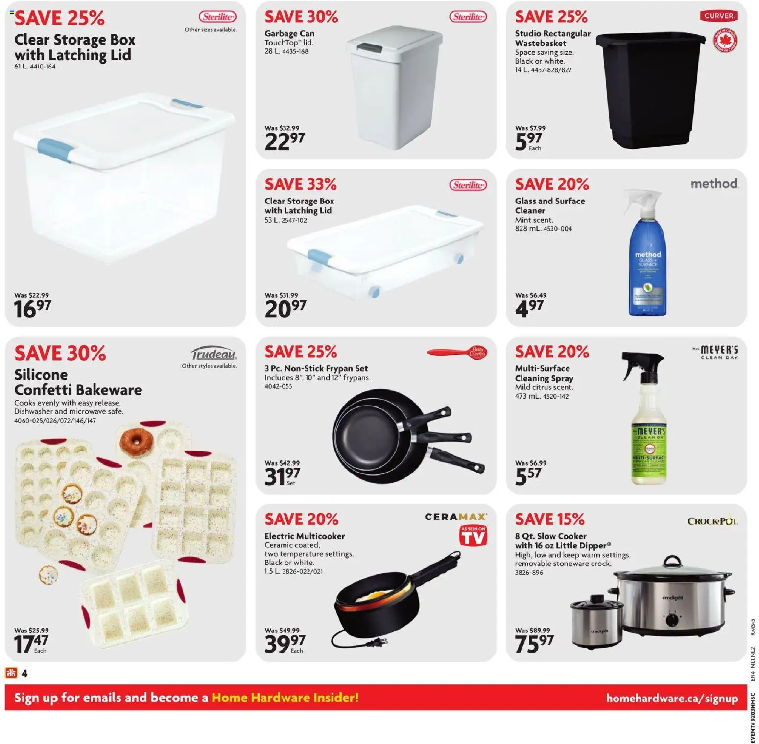 Home Hardware flyer valid from 15.01.2026 | Page: 5 | Products: Dishwasher, Cooker, Box