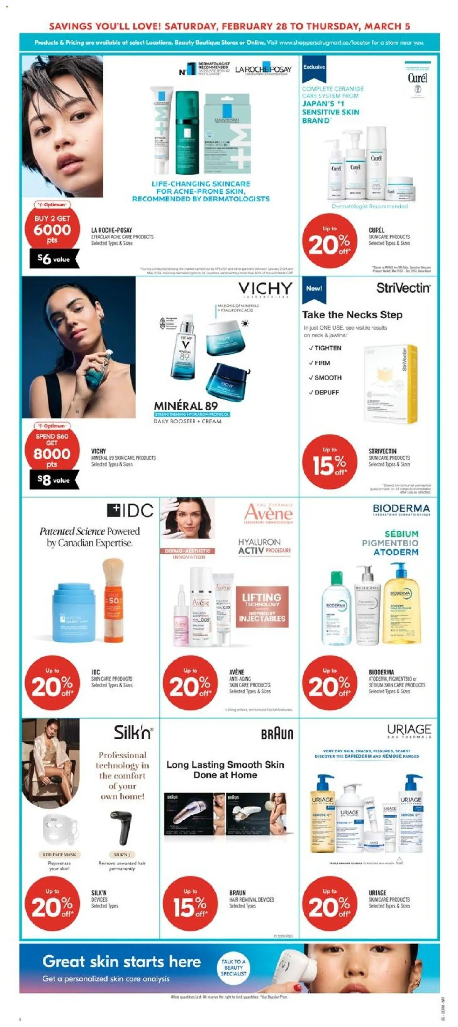Shoppers flyer valid from 27.02.2026 | Page: 10 | Products: Cream, Mask, Face mask