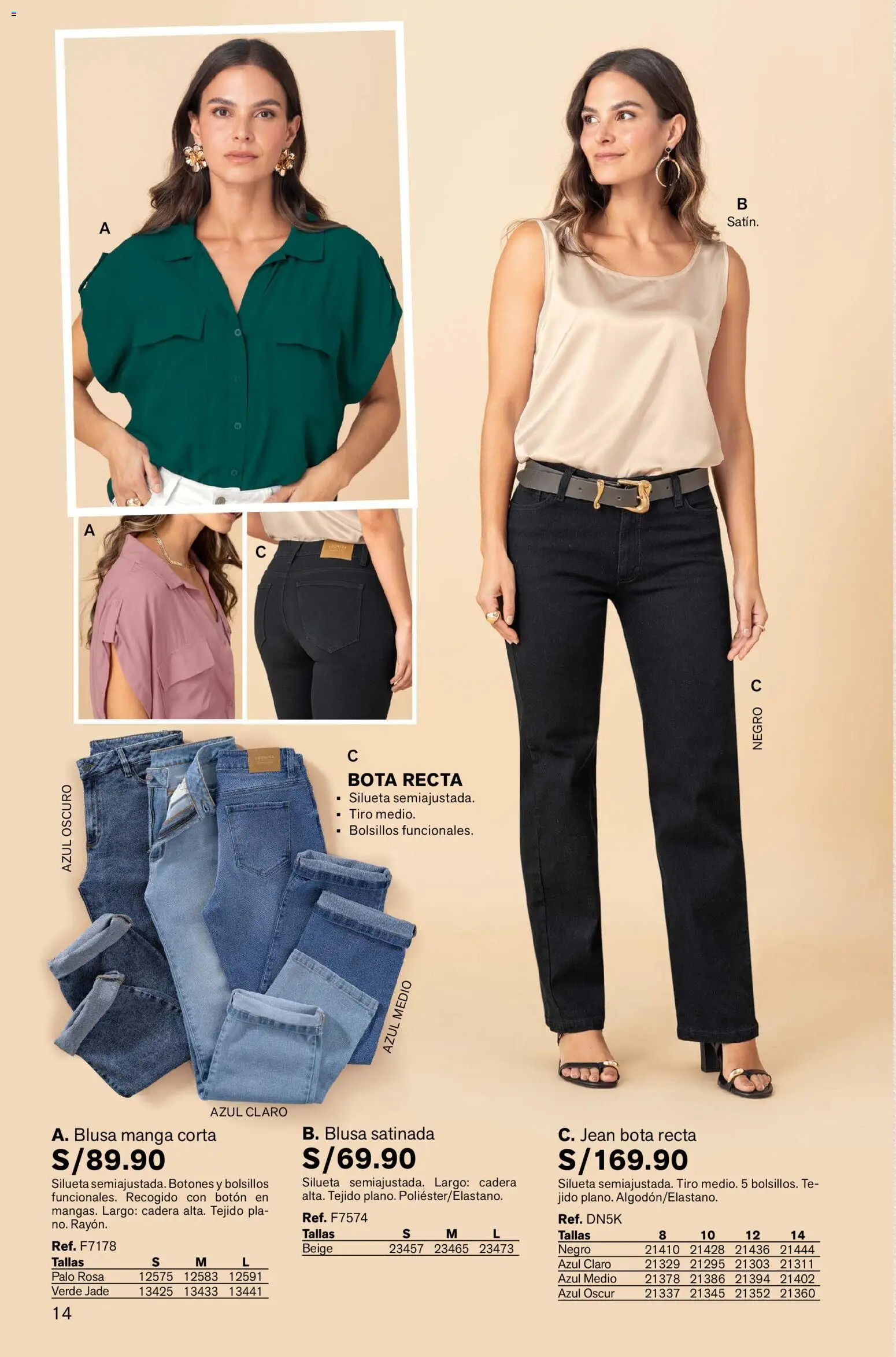 Catálogo Leonisa válido desde 24.02.2026 | Página: 14 | Productos: Blusa, Té