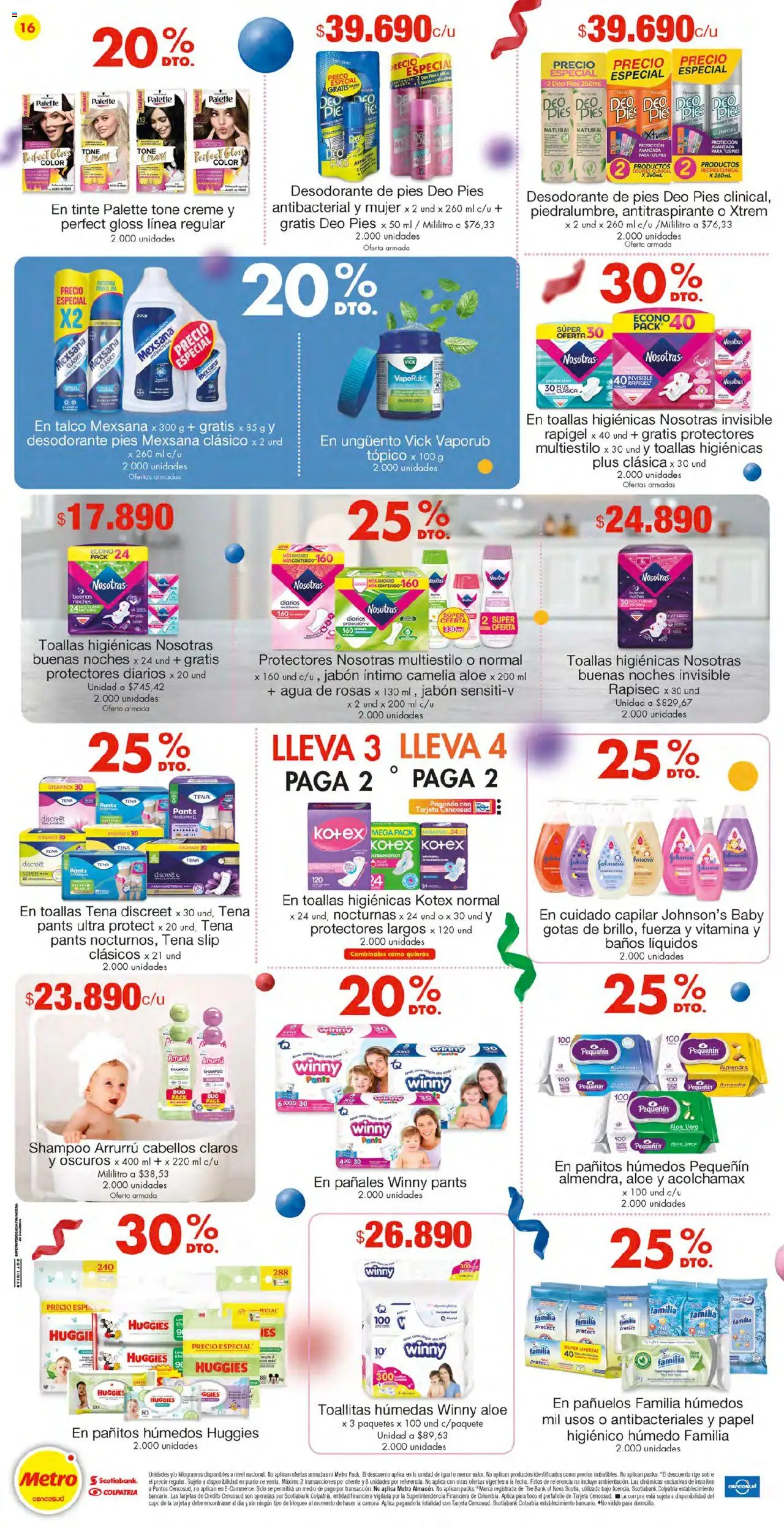 Metro revista - valida desde el 11.09.2025 | Página: 16 | Productos: Almendra, Shampoo, Sobre, Loción tonificante