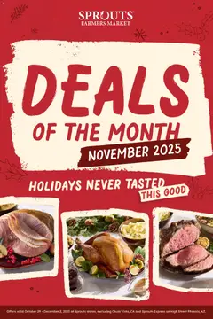 Preview of Sprouts weekly ads valid from 29.10.2025