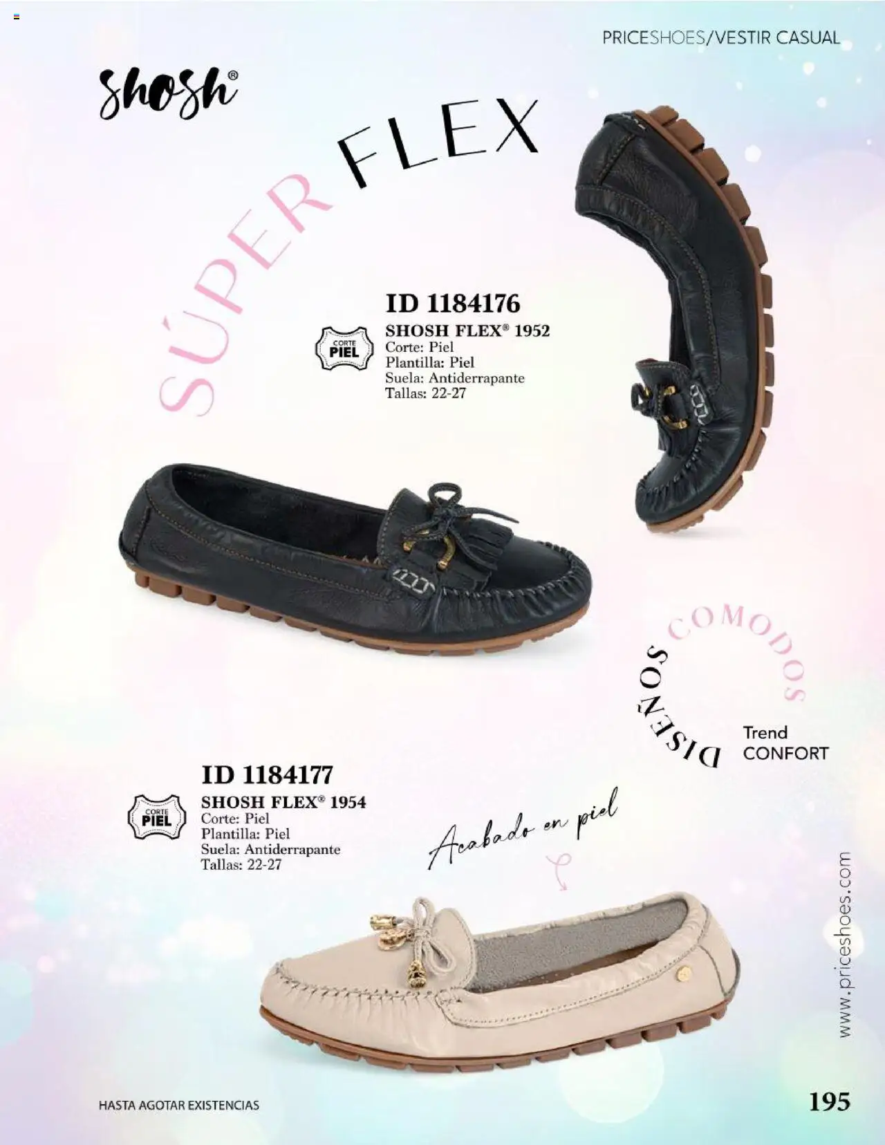Nuevas ofertas de Price Shoes válidas en toda la República Mexicana desde el 05.08.2024. ¡Encuentra las mejores ofertas en Price Shoes catálogo Vestir Casual ! | Página: 195