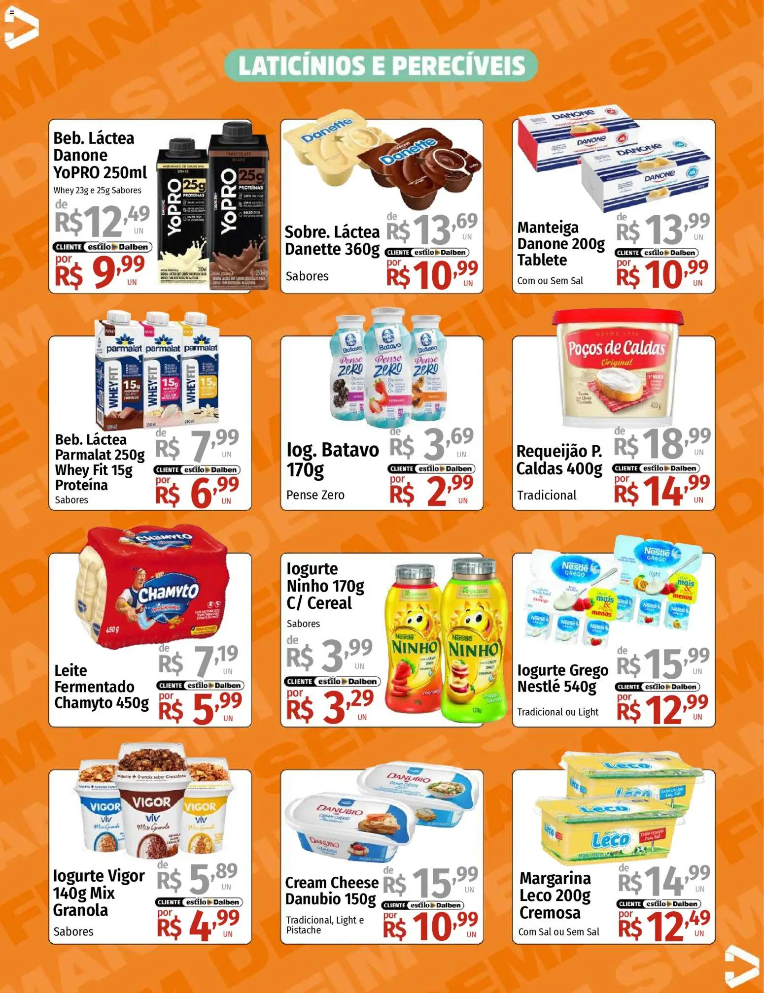 Supermercado Dalben Folheto - válido de 21.11.2025 | Página: 9 | Produtos: Pistache, Manteiga, Requeijão, Margarina