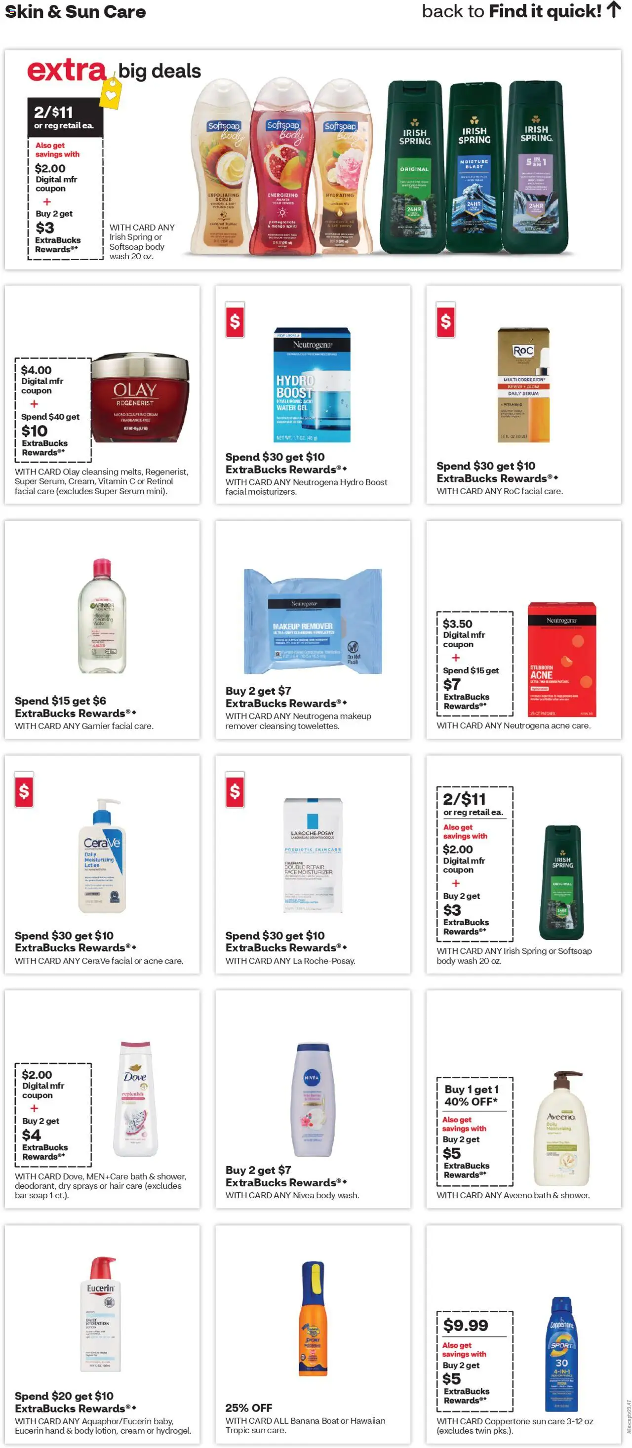 CVS Pharmacy Weekly Ad - NJ - valid from 03.08.2025 | Page: 11 | Products: Vitamin, Makeup Remover, Soap, Cream
