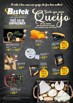 Bistek Supermercados - Ofertas Dia Mundial do Queijo  - Pré-Visualização do folheto da loja Bistek Supermercados, válido de 20.01.2026