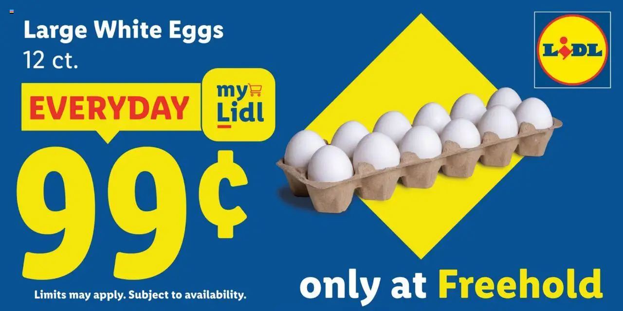 Lidl Weekly Ad - NJ - valid from 20.08.2025 | Page: 1 | Products: Eggs