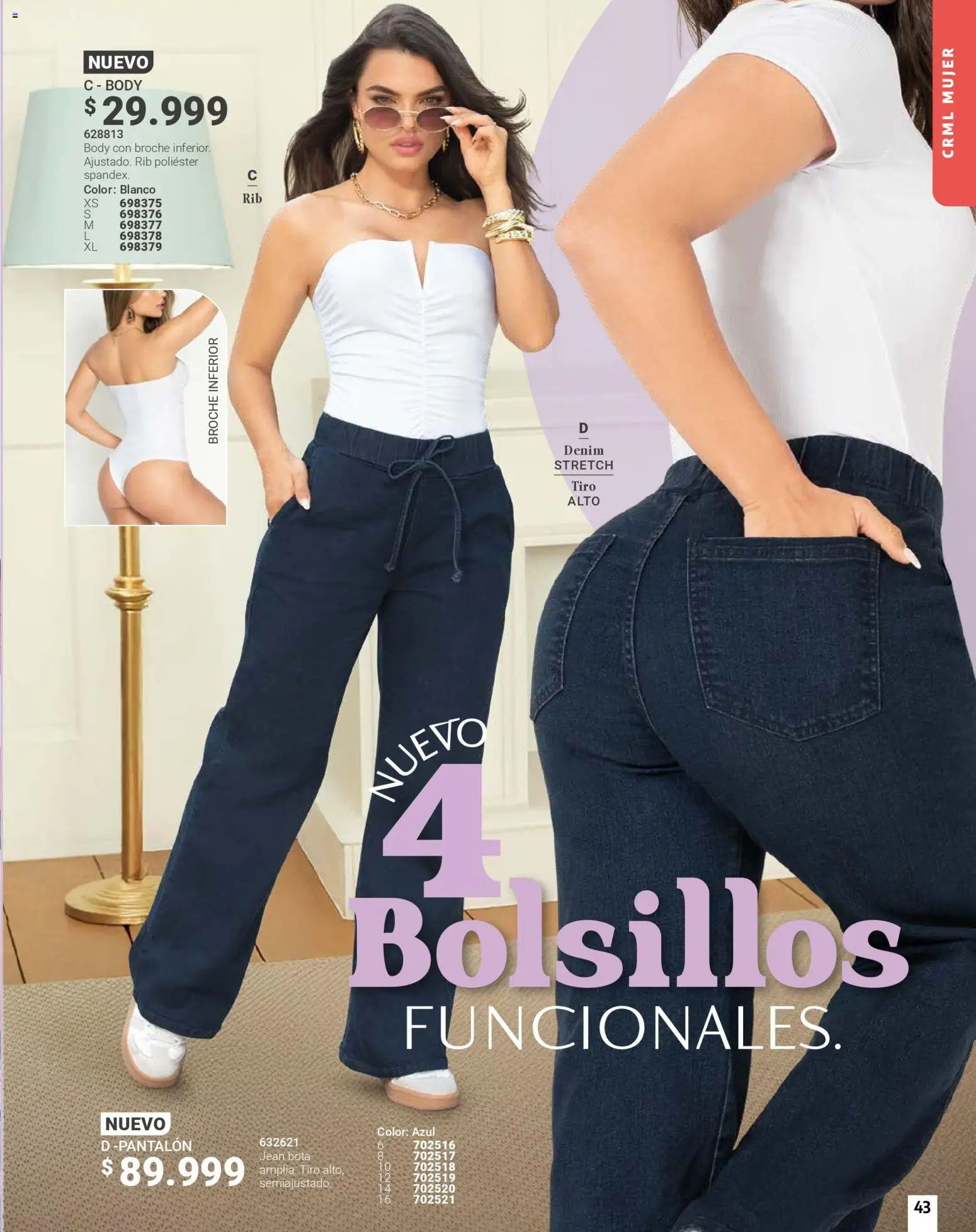 Carmel revista - valida desde el 01.02.2026 | Página: 43 | Productos: Body, Jean