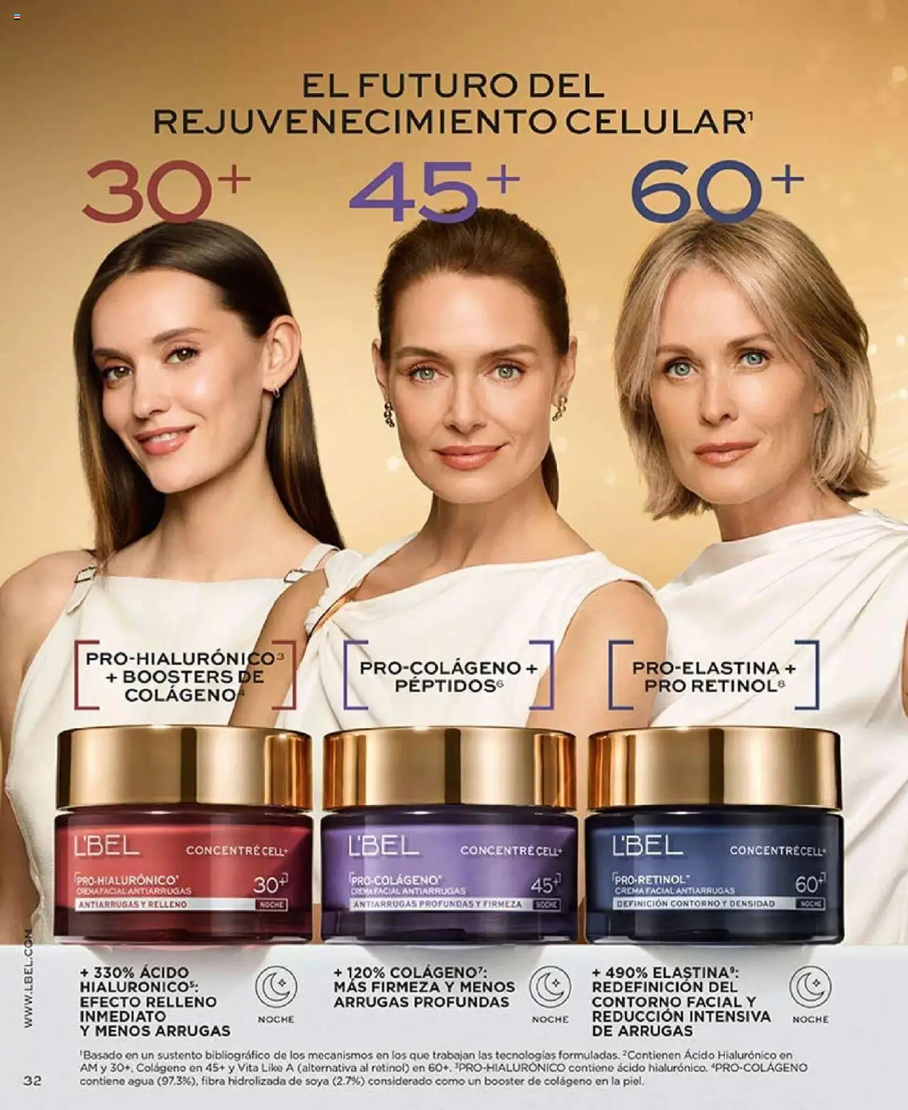 Catálogo L'Bel Campaña 17 │ válido desde el 14.10.2025 | Página: 32 | Productos: Contorno, Agua, Crema