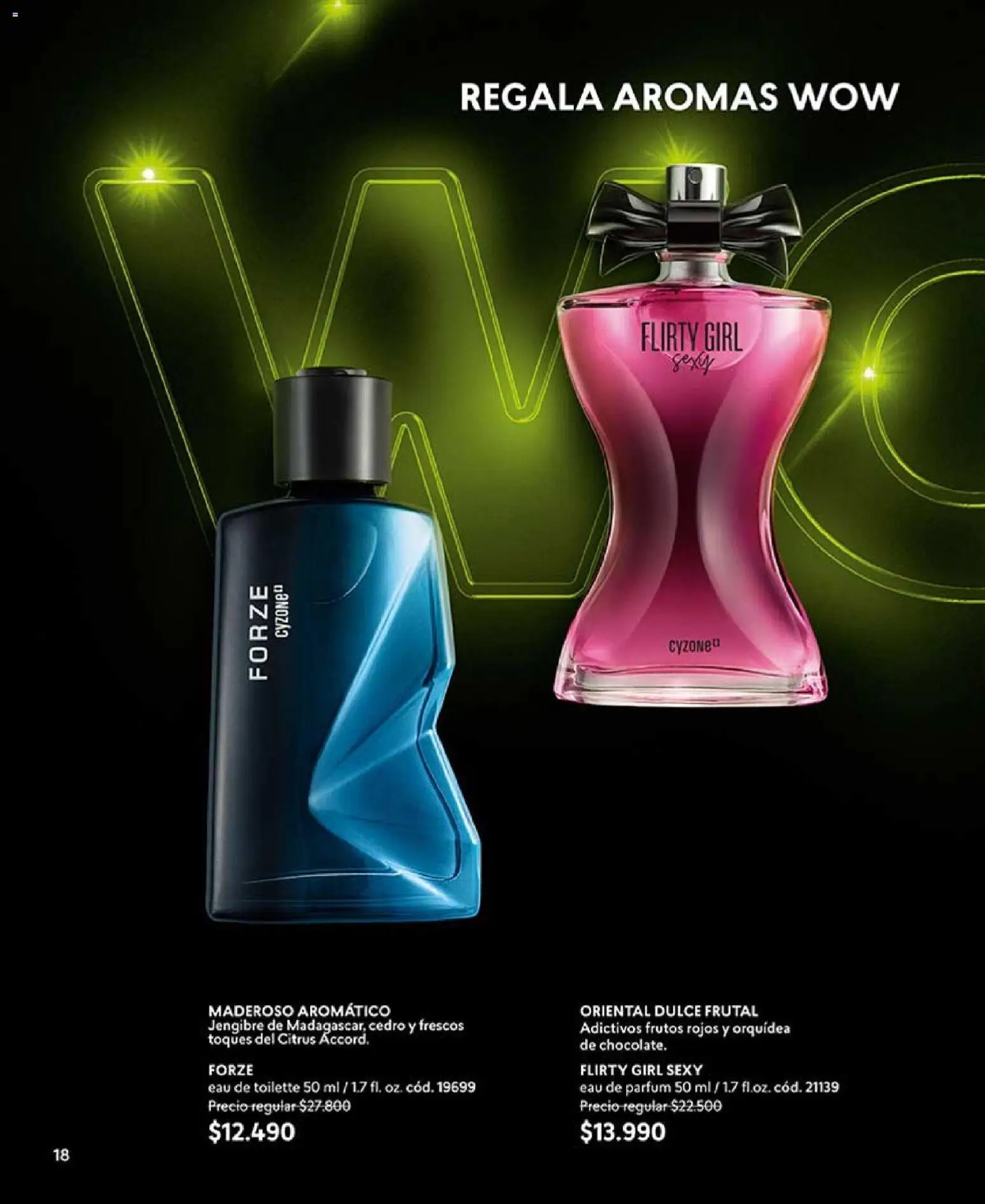 Catálogo CyZone Campaña 18 │ válido desde el 01.12.2025 | Página: 18 | Productos: Eau de toilette, Jengibre