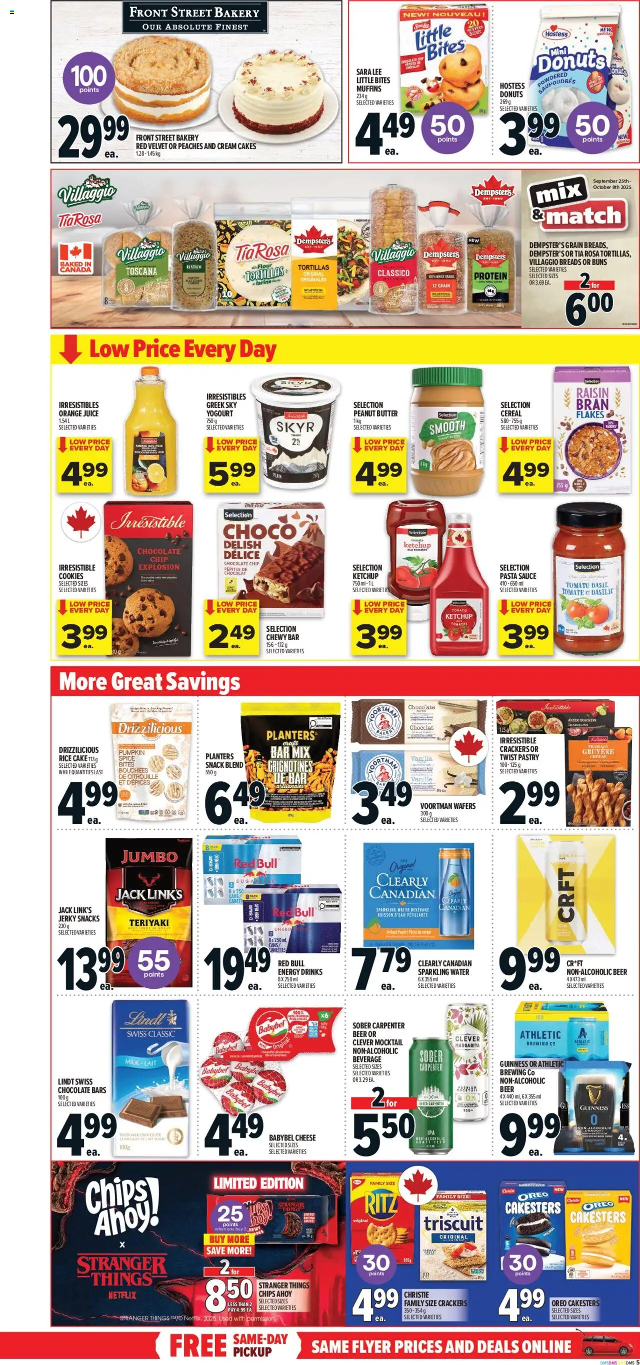 Metro flyer valid from 25.09.2025 | Page: 11 | Products: Pasta, Chips, Cream, Cheese