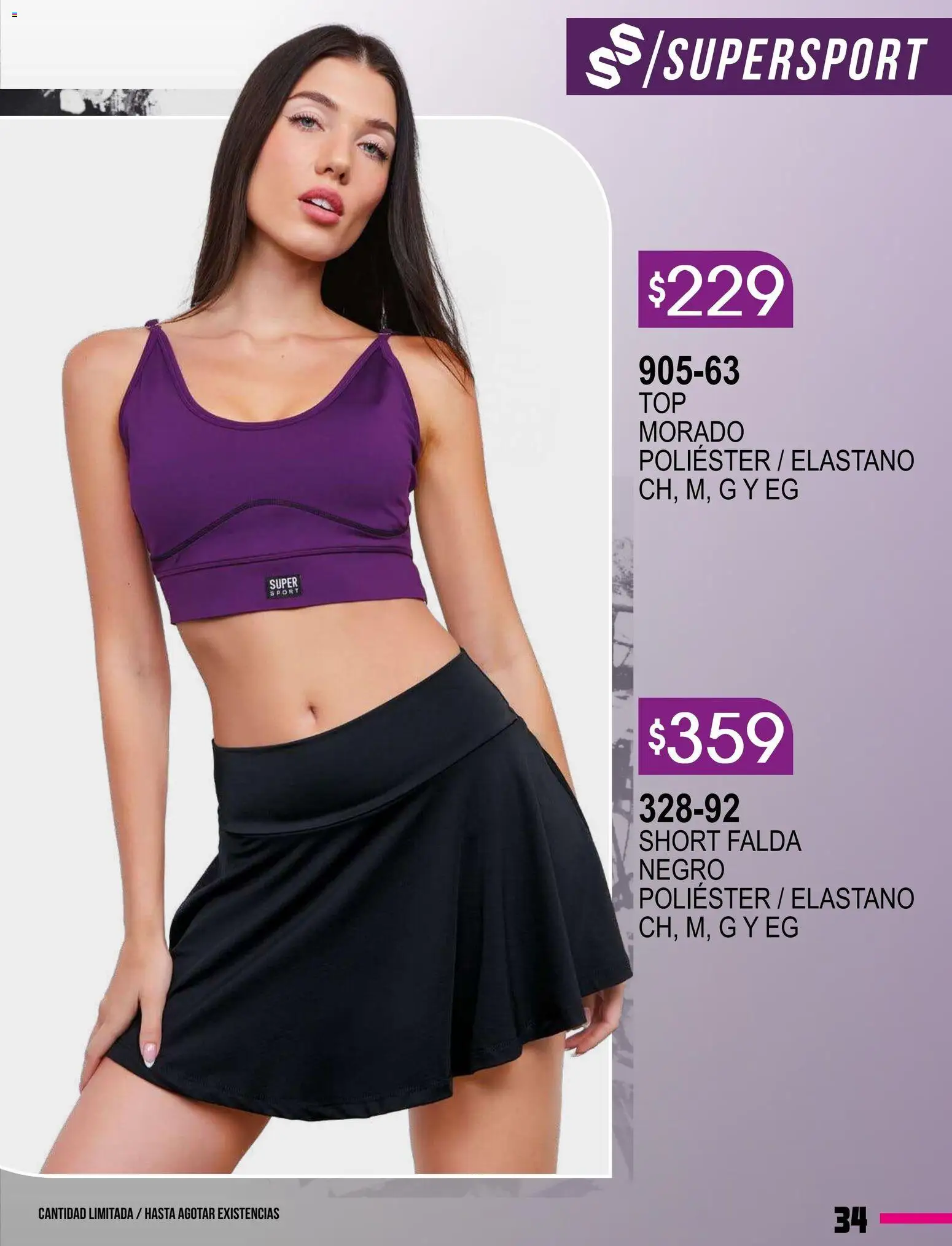 Nuevas ofertas de Cklass válidas en toda la República Mexicana desde el 08.01.2026. ¡Encuentra las mejores ofertas en Cklass catálogo Especial Supersport Dama! | Página: 35 | Productos: Falda, Short