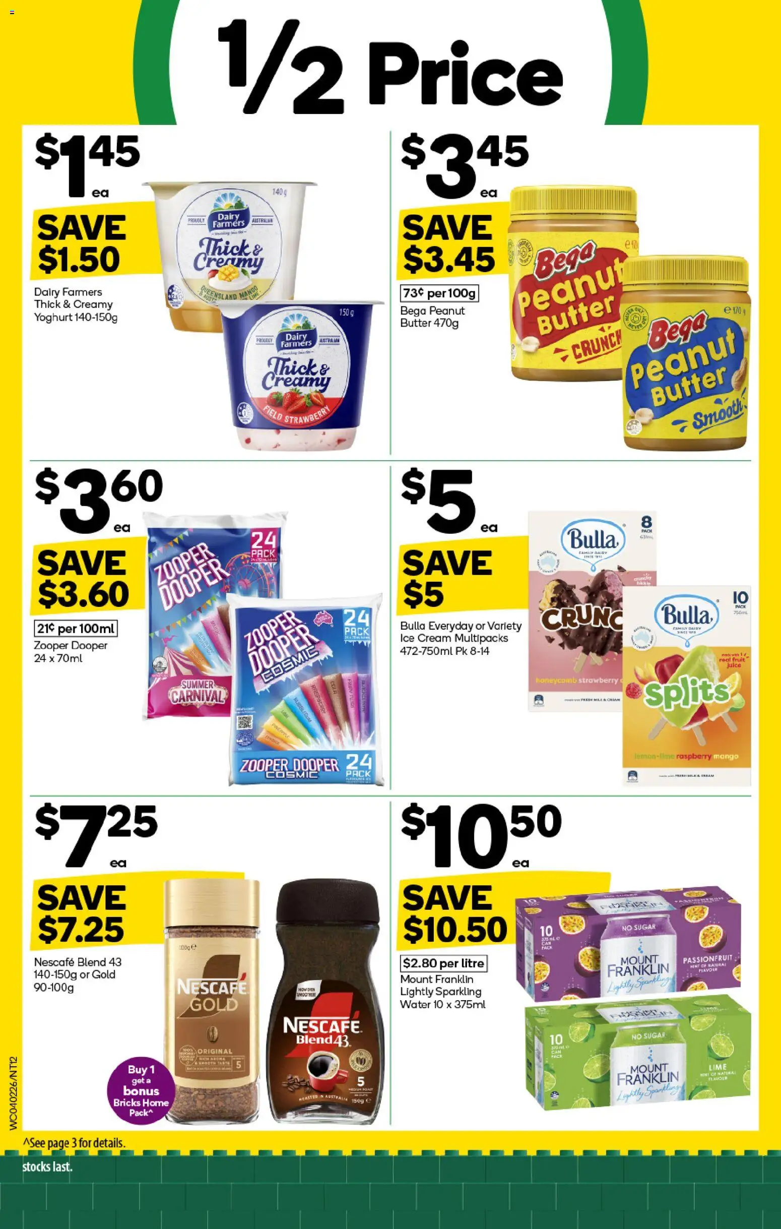 Woolworths catalogue - valid from 04.02.2026 | Page: 12 | Products: Butter, Juice, Ice cream, Water