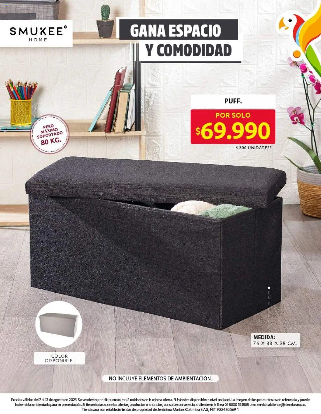 Ara revista - valida desde el 07.08.2025 | Página: 17 | Productos: Peso, Sobre
