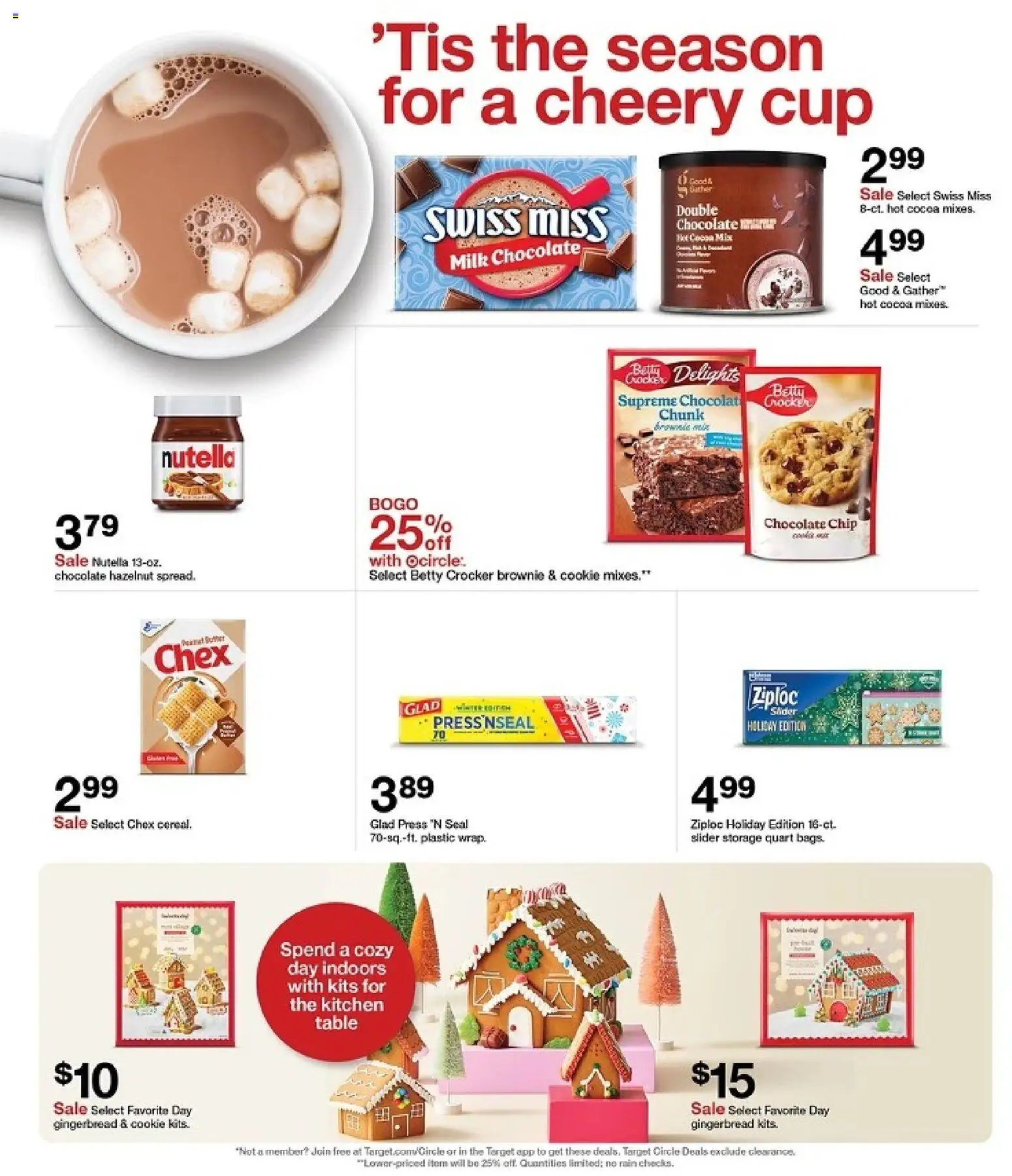 Target Weekly Ad - valid from 30.11.2025 | Page: 43 | Products: Press, Table, Milk, Chocolate Chip