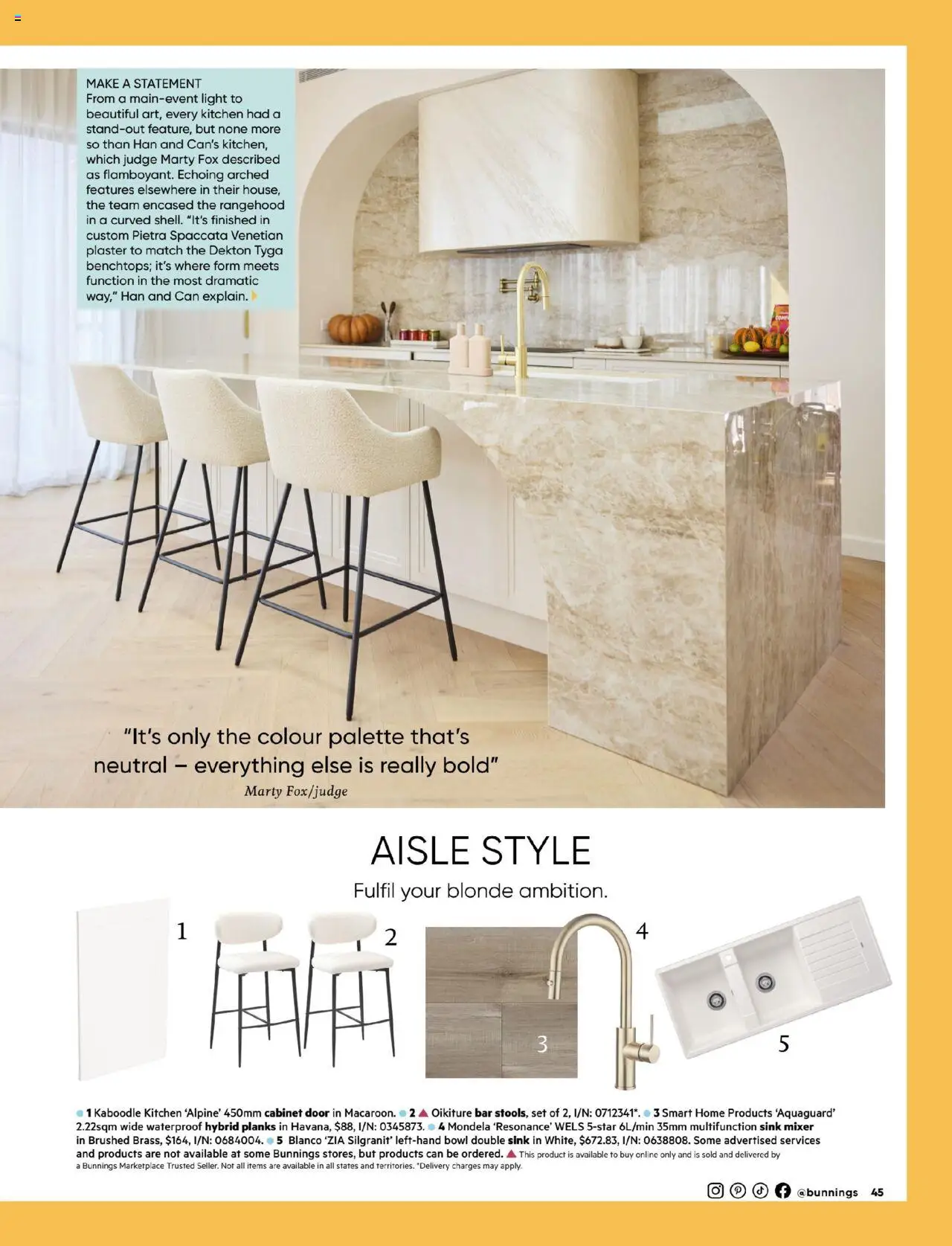 Bunnings Warehouse catalogue - valid from 01.10.2025 | Page: 45 | Products: Sink, Door, Light, Mixer