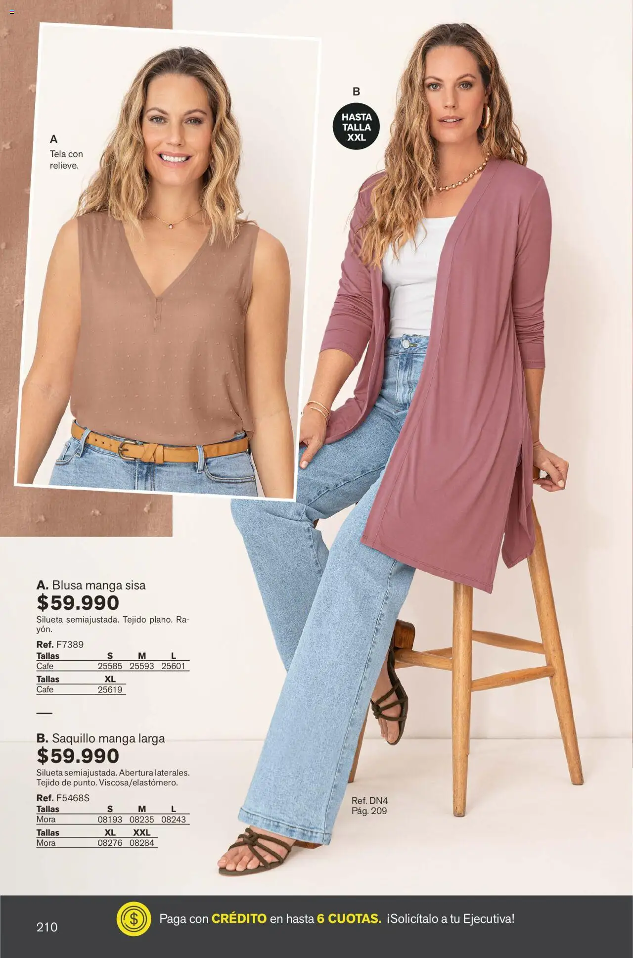 Leonisa revista - valida desde el 01.09.2025 | Página: 210 | Productos: Mora, Blusa, Café