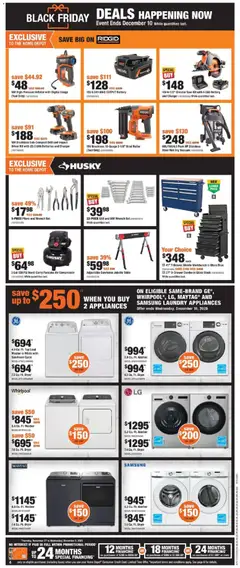 Preview of Home Depot - Black Friday  from shop Home Depot valid from 27.11.2025 | Page: 5