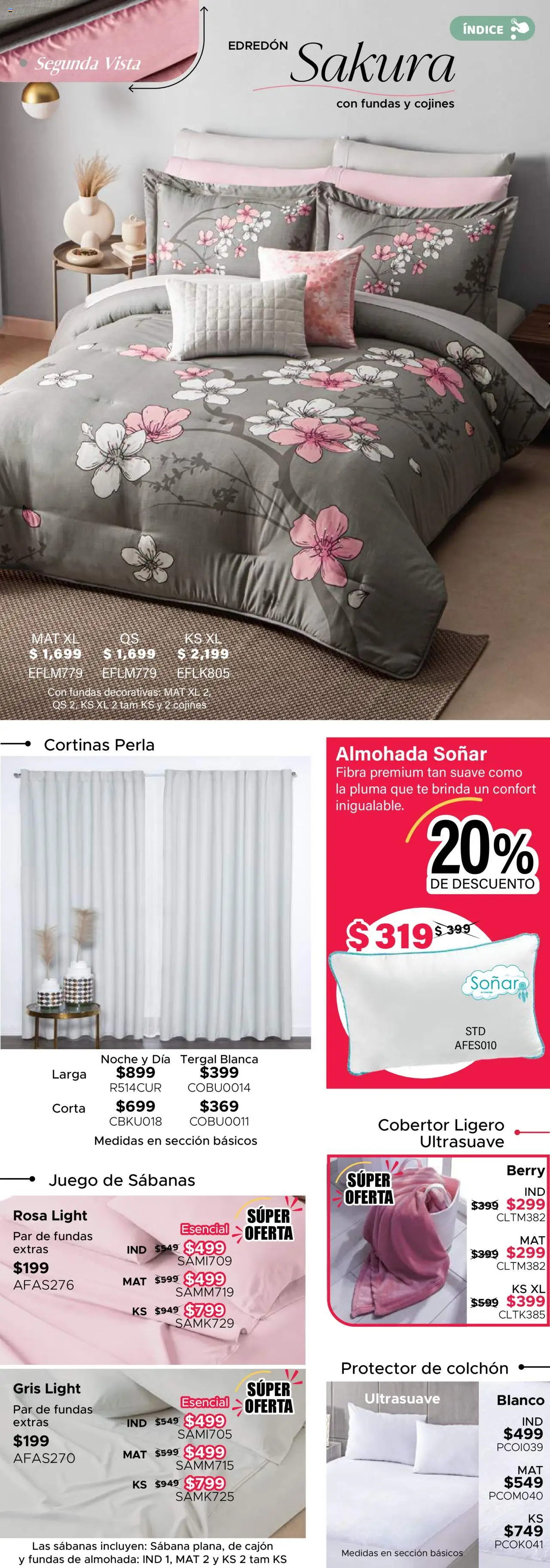 Nuevas ofertas de Colchas Concord válidas en toda la República Mexicana desde el 01.05.2025. ¡Encuentra las mejores ofertas en Colchas Concord catálogo! | Página: 157 | Productos: Juego, Colchón, Té, Sabanas