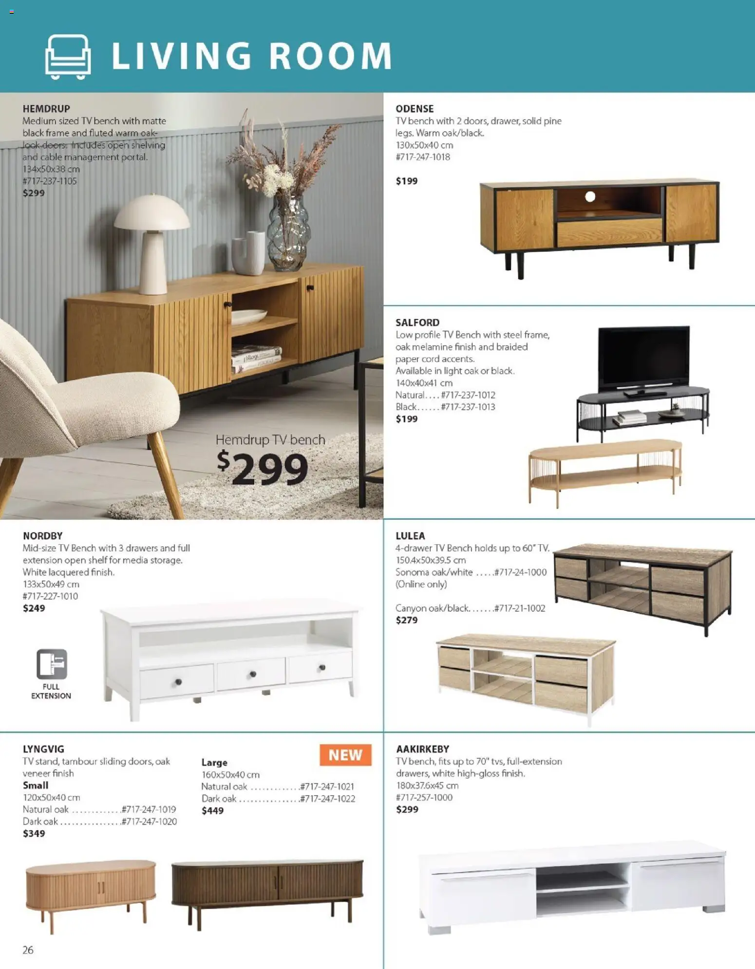 JYSK flyer valid from 01.01.2026 | Page: 26 | Products: Tv, Cable, Shelf