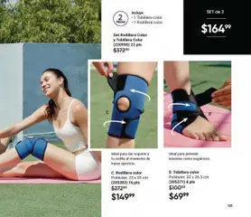 Nuevas ofertas de AVON válidas en toda la República Mexicana desde el 12.09.2025. ¡Encuentra las mejores ofertas en Set Rodillera Color y Tobillera Color, (220990) 22 pts! | Página: 125 | Productos: Tobillera