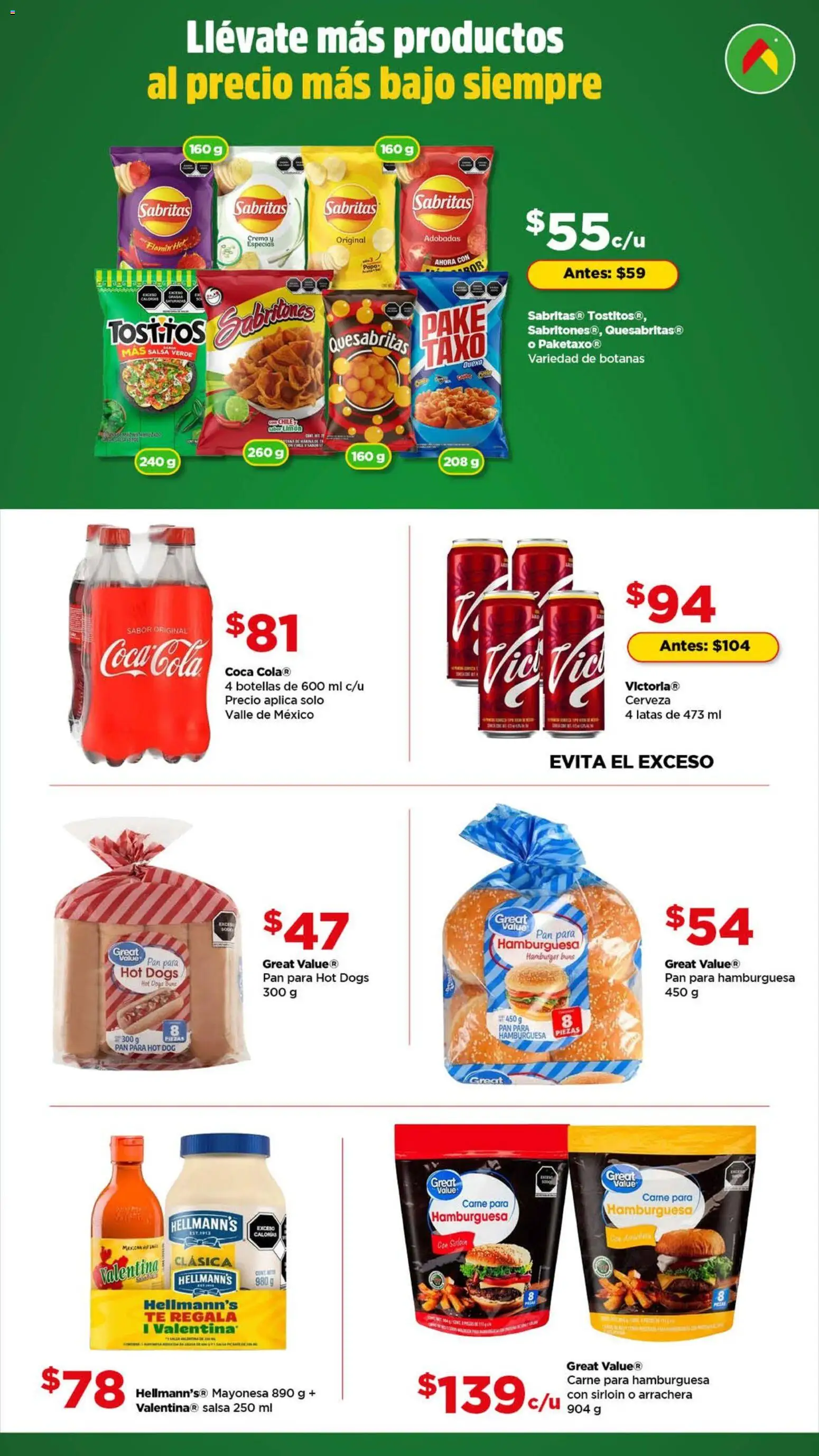 Nuevas ofertas de Bodega Aurrerá válidas en toda la República Mexicana desde el 01.01.2026. ¡Encuentra las mejores ofertas en Bodega Aurrerá folleto Precios más bajos siempre! | Página: 6 | Productos: Crema, Pan, Cerveza, Té