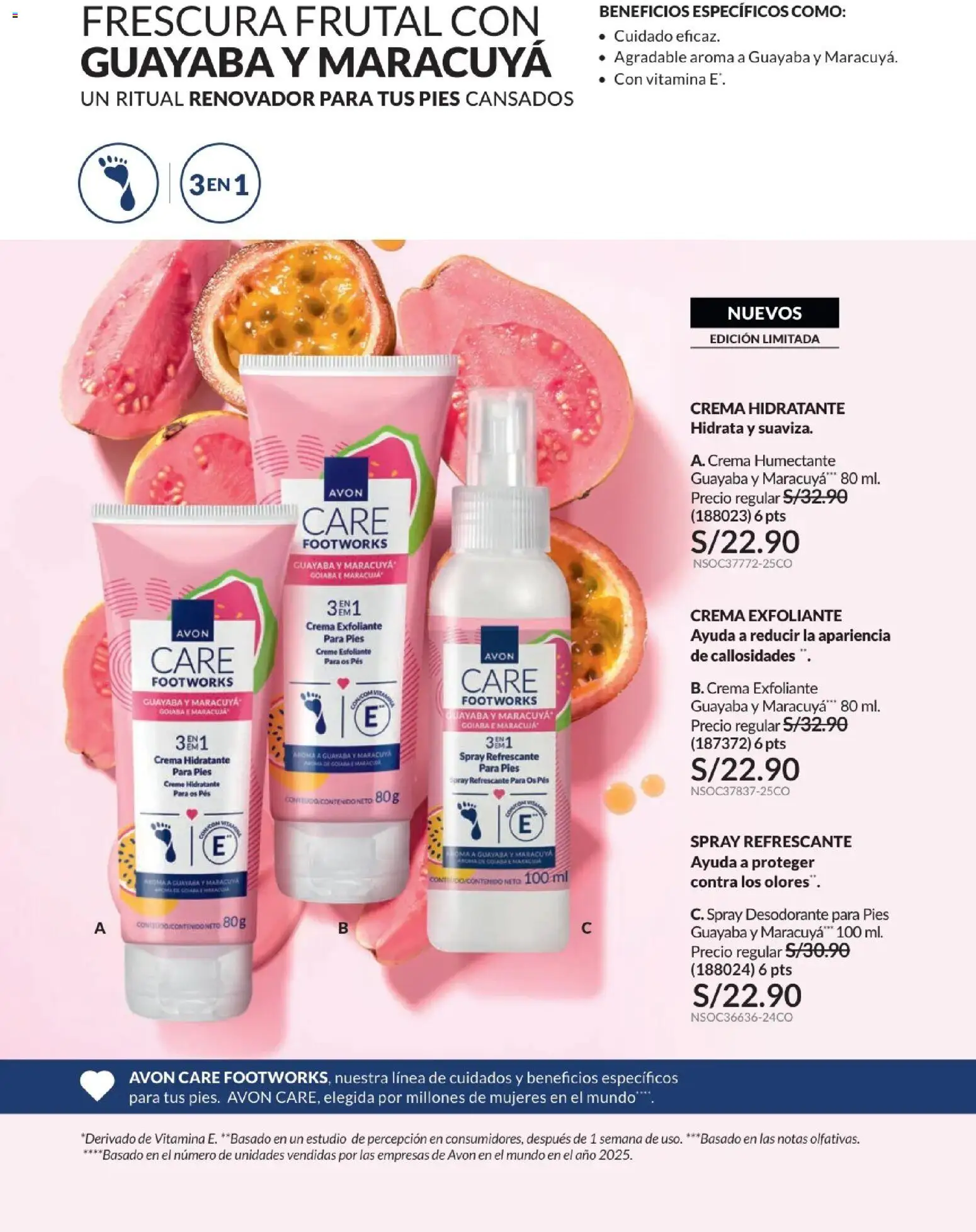 Catálogo Avon válido desde 10.03.2026 | Página: 27 | Productos: Exfoliante, Desodorante, Crema