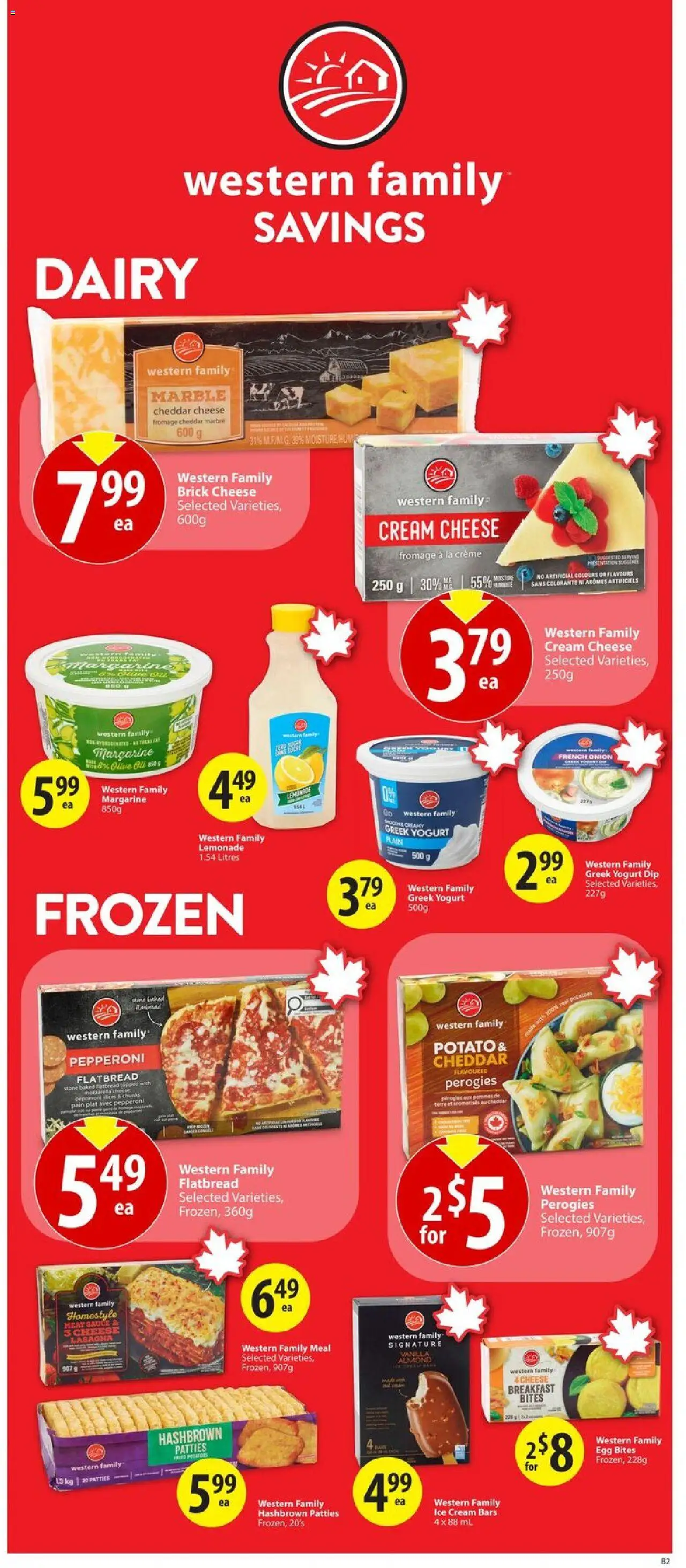 Save on foods flyer valid from 11.09.2025 | Page: 20 | Products: Cream, Ice cream, Cheese, Yogurt