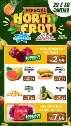 Estrela Azul - Ofertas Hortifruti - Pré-Visualização do folheto da loja Estrela Azul, válido de 29.01.2026