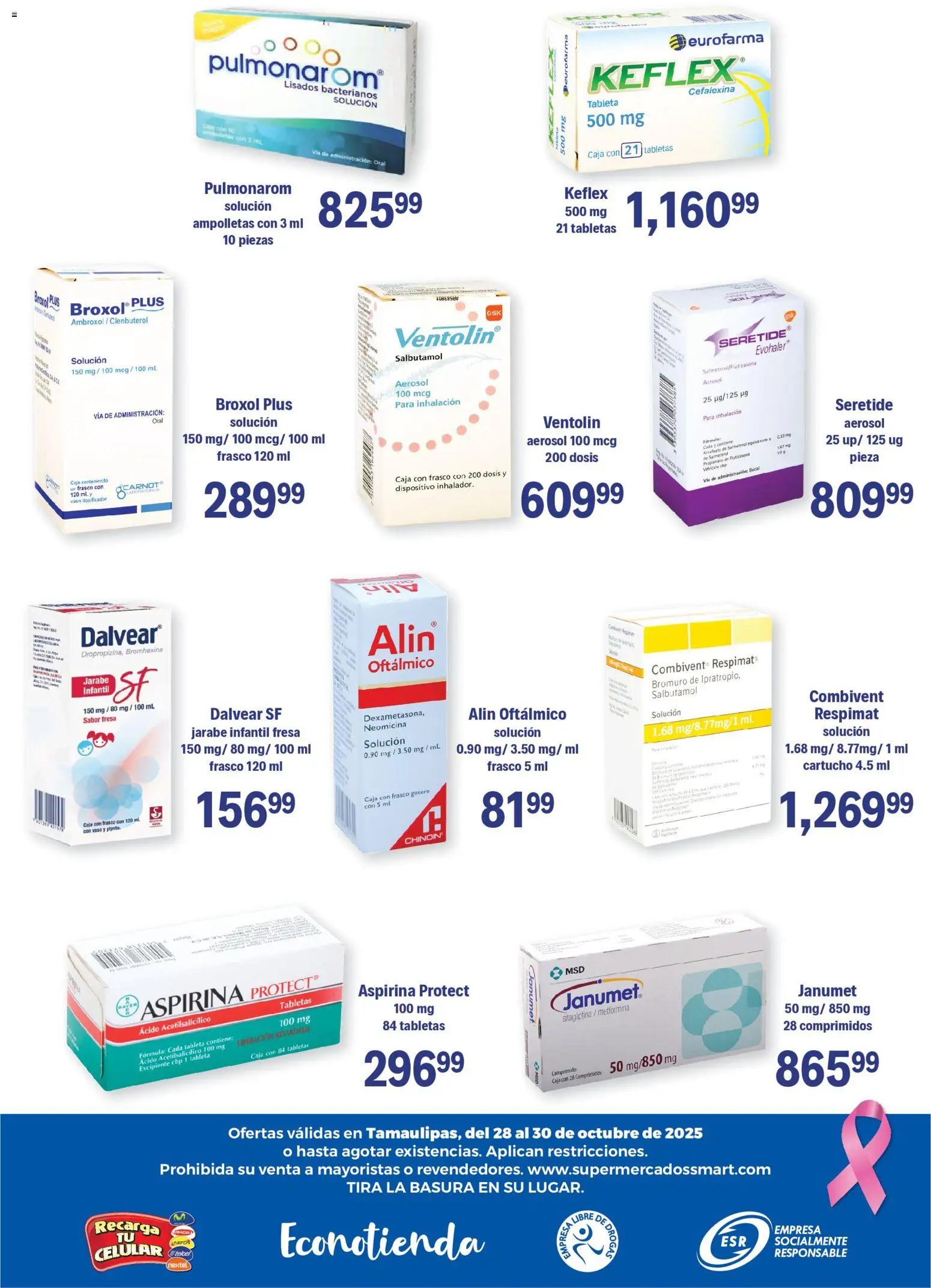 Nuevas ofertas de S-Mart válidas en toda la República Mexicana desde el 28.10.2025. ¡Encuentra las mejores ofertas en S-Mart folleto Ofertas de Feria Matamoros! | Página: 6 | Productos: Fresa, Frasco, Caja, Tableta